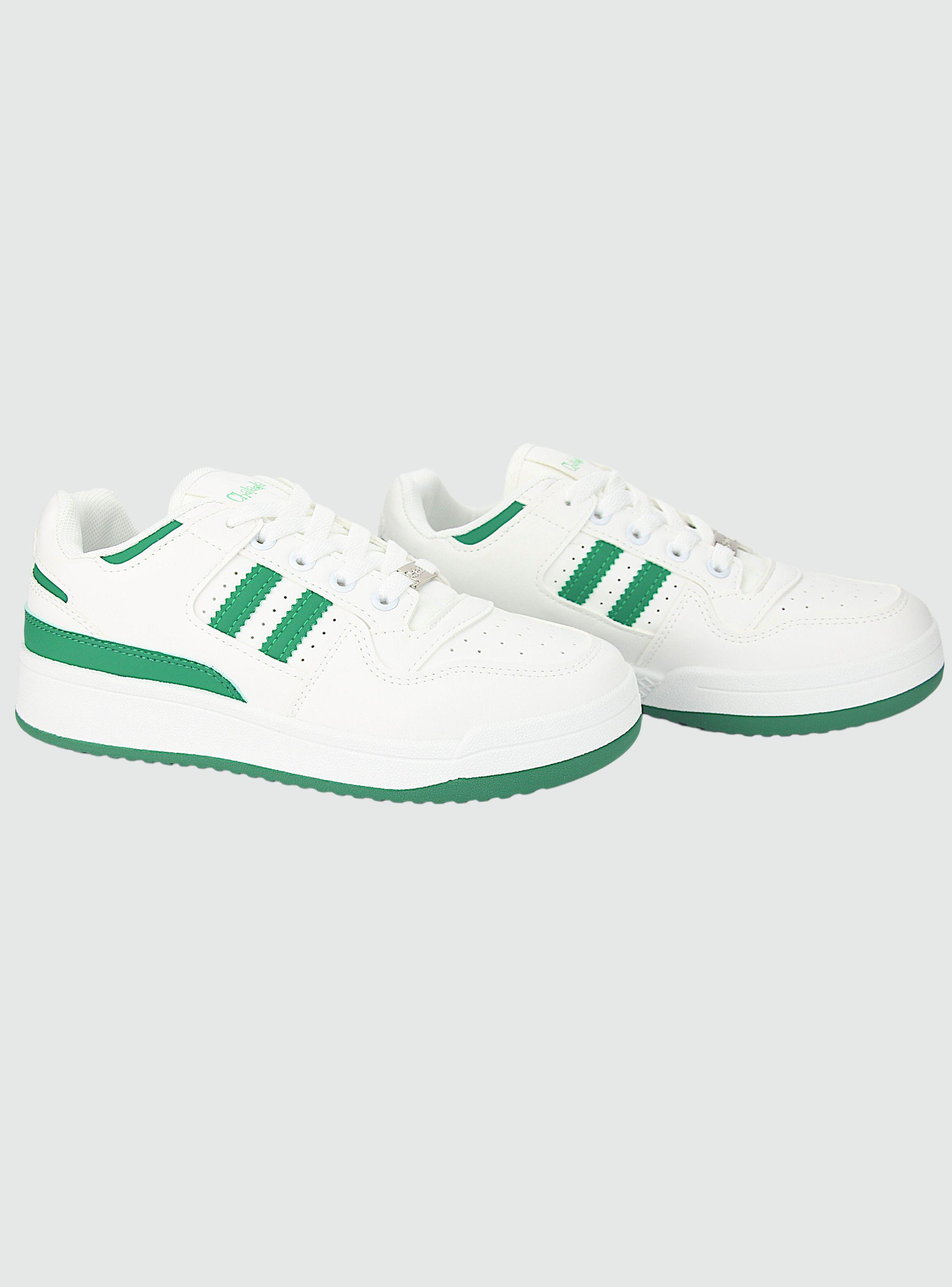 Zapatilla Chalada Mujer Juve-1 Blanco Verde Urbano-4