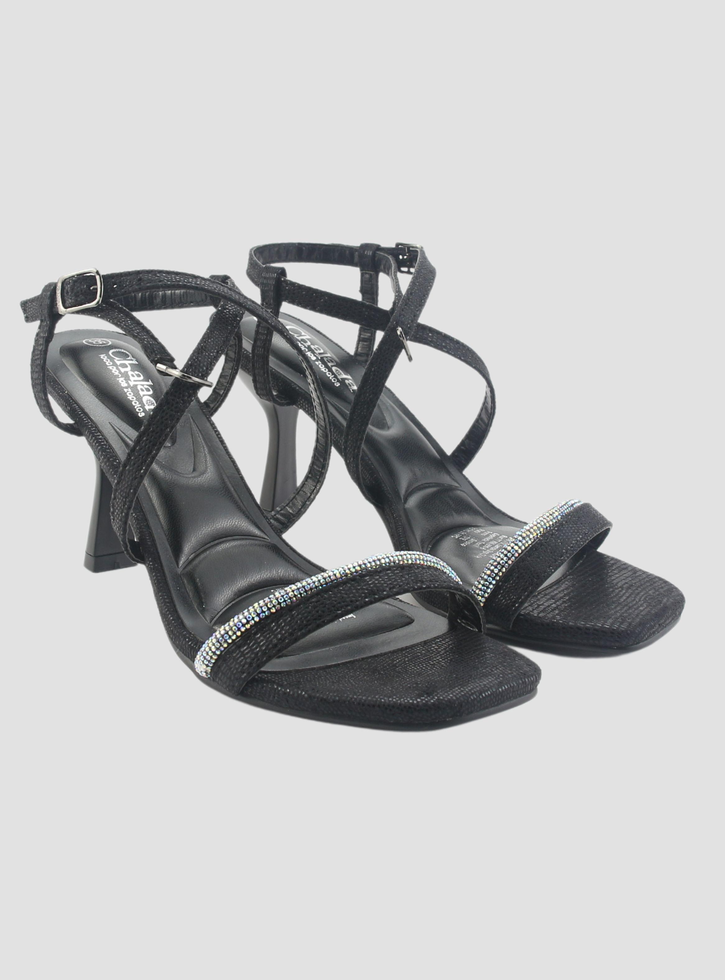 Sandalia Chalada Mujer Raimbow-5 Negro Casual-4
