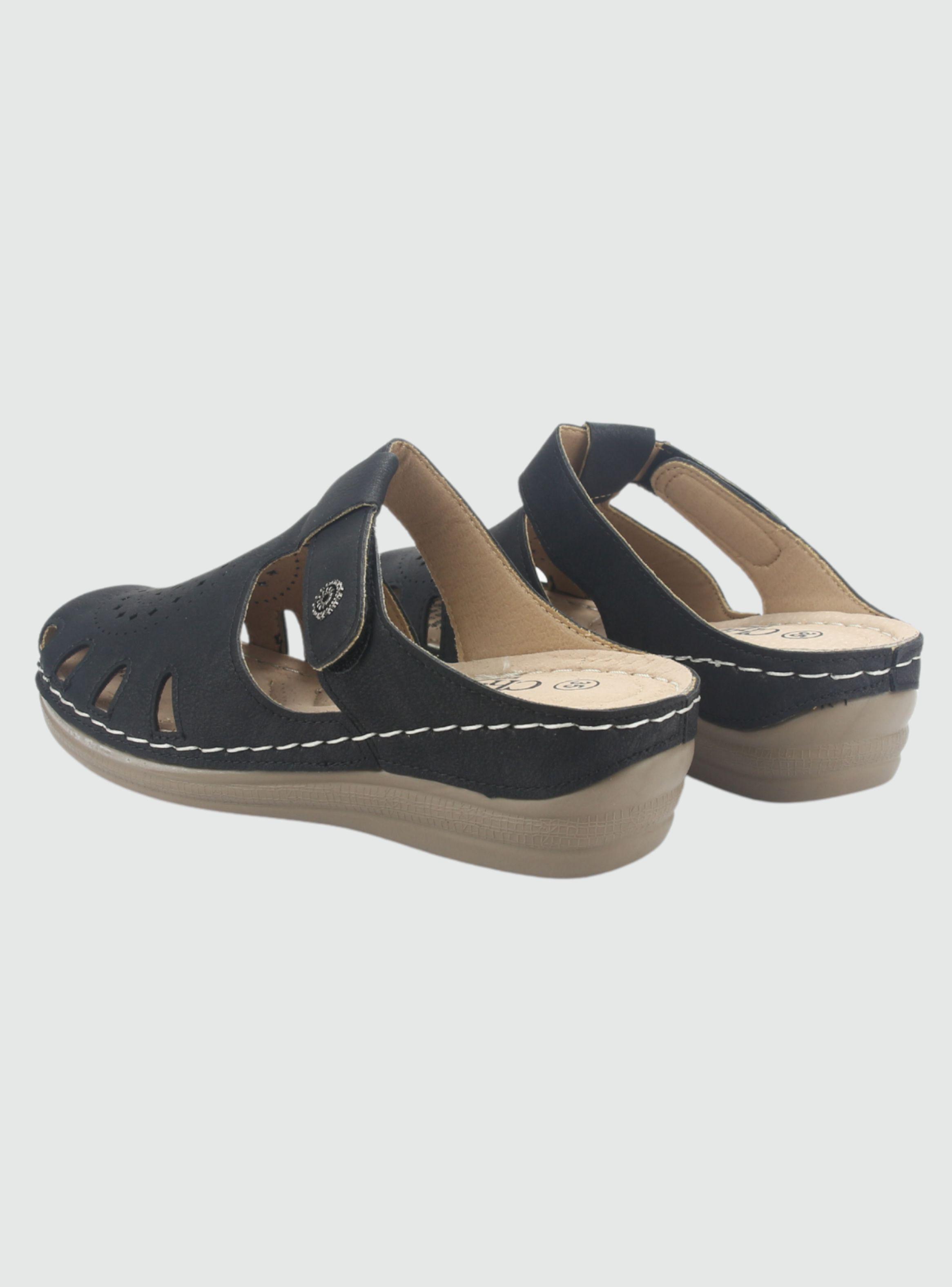 Sandalia Chalada Mujer Musa-4 Negro Casual-5