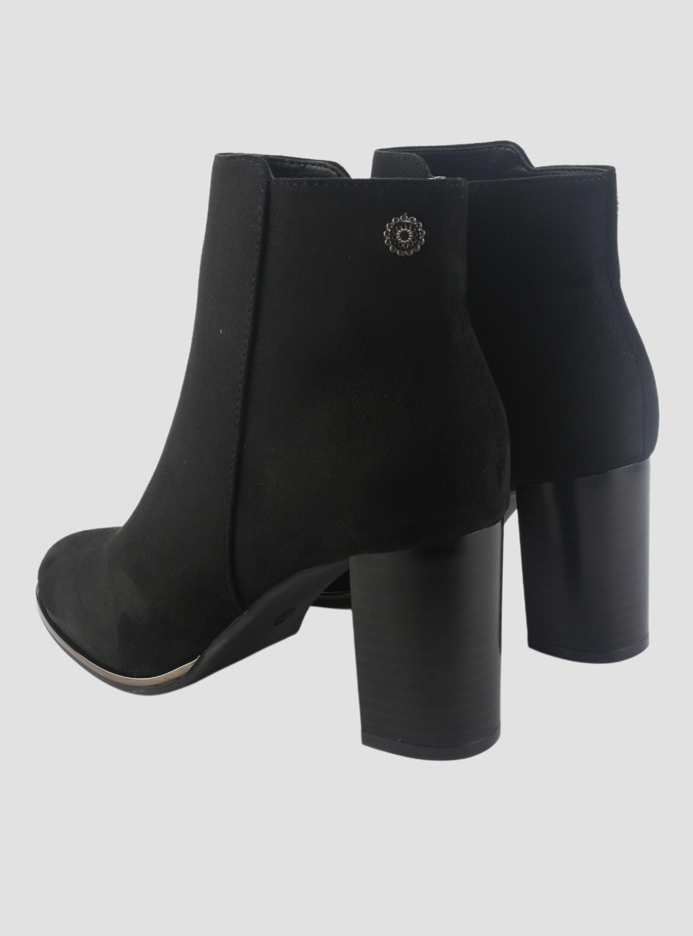 Botin Chalada Mujer Deila-1 Negro Casual-5
