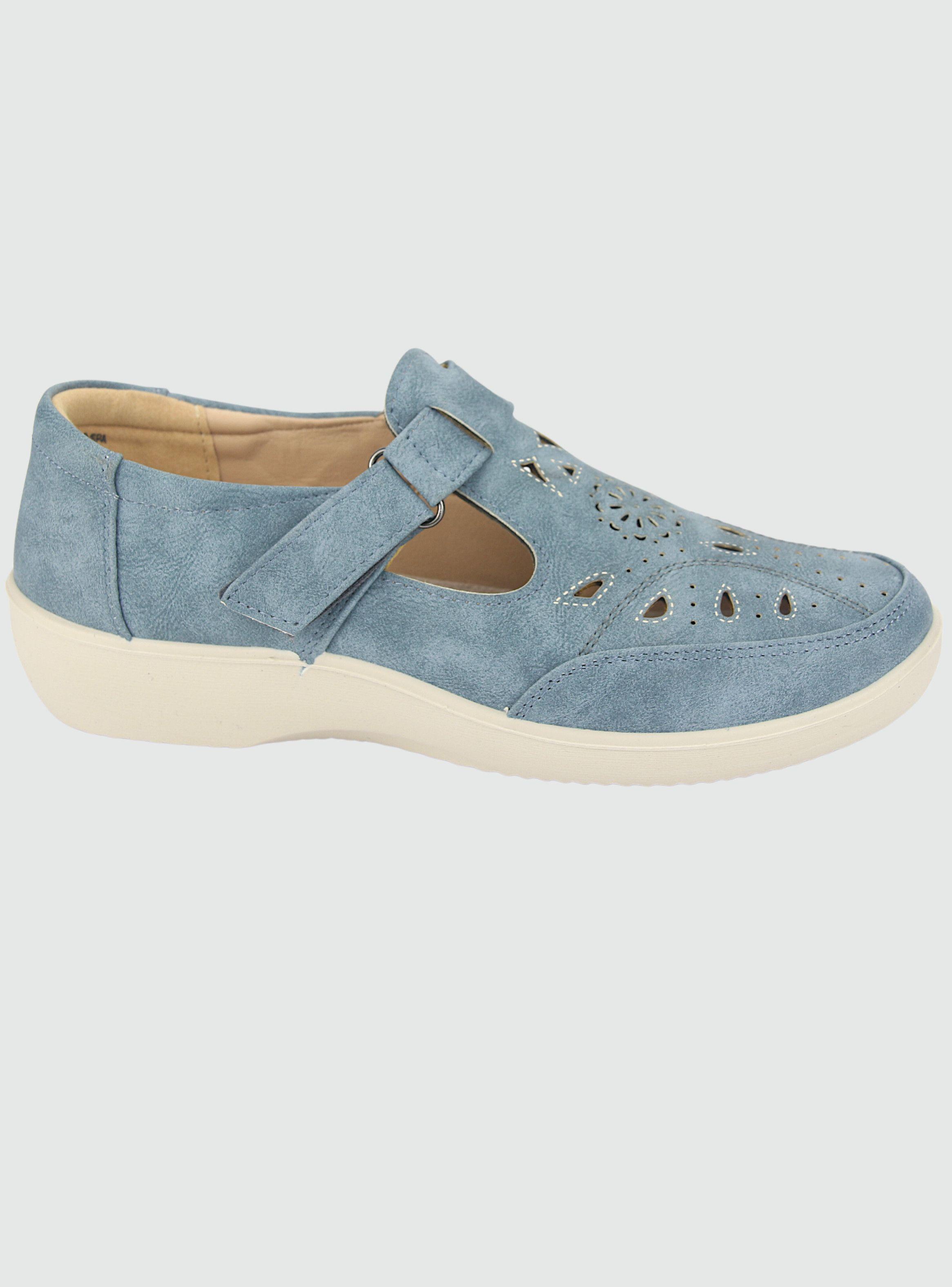 Mocasin Chalada Mujer Dong-1 Azul Casual-0