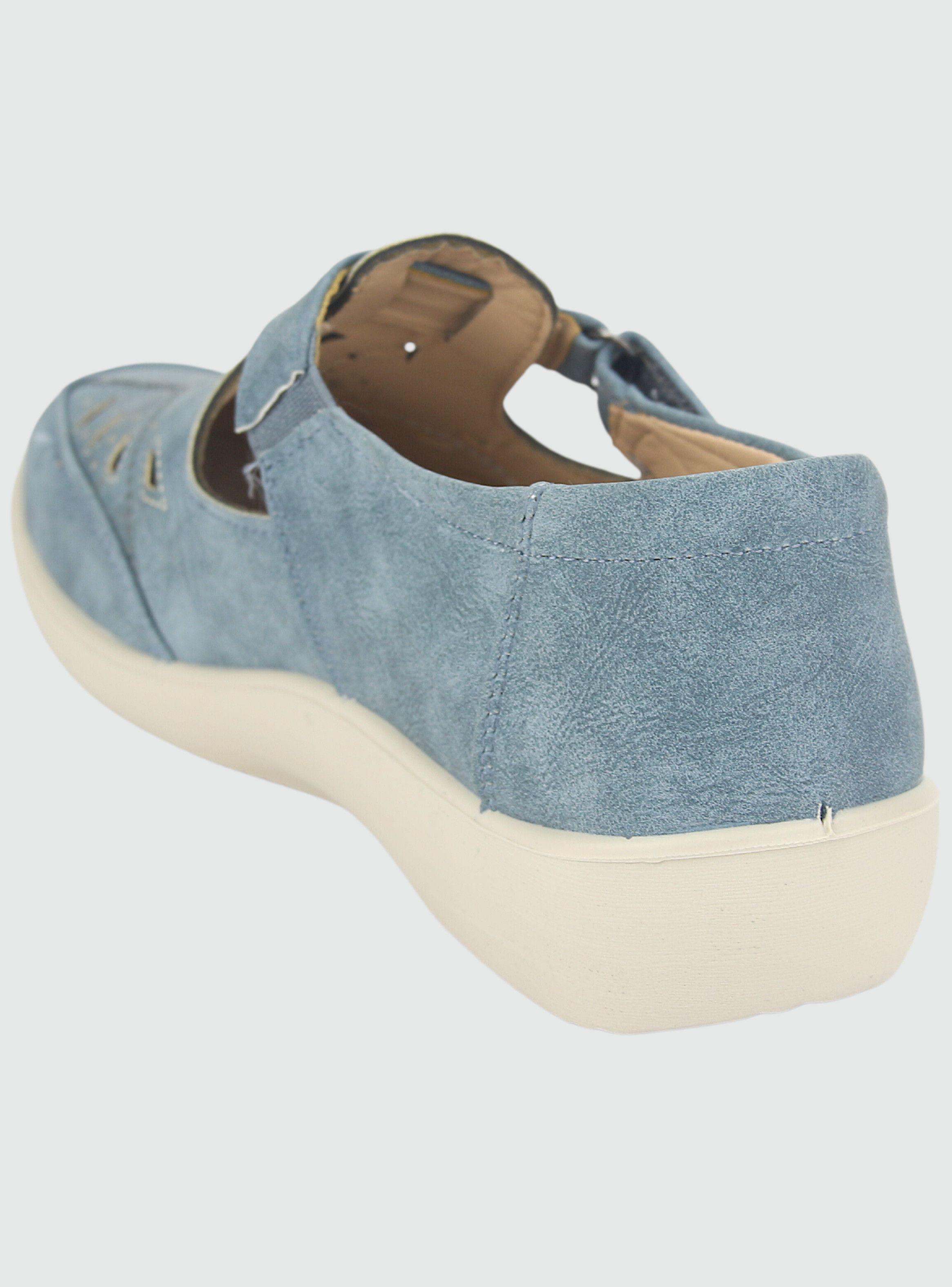 Mocasin Chalada Mujer Dong-1 Azul Casual-3