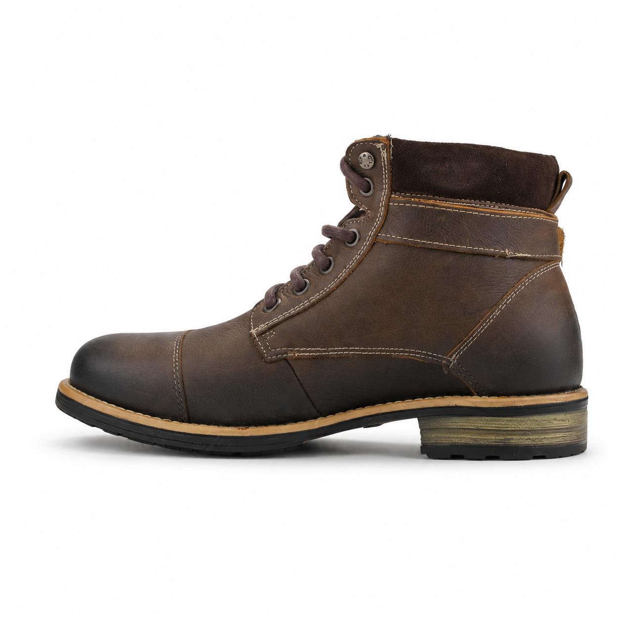 Botin Ferracini Hombre 9873 York Café Casual-1