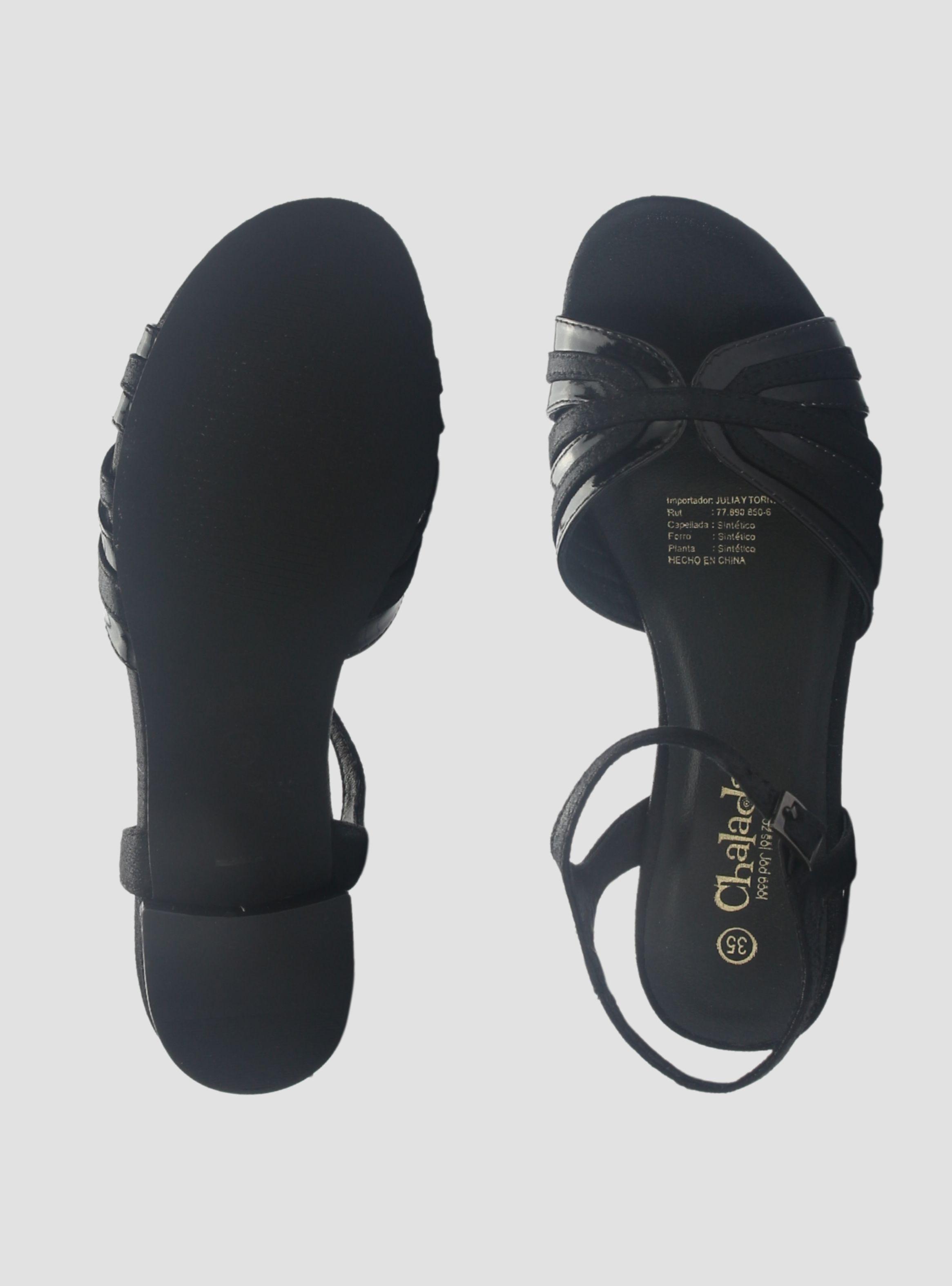 Sandalia Mujer  Chalada Fadialow20 Negro Casual-6