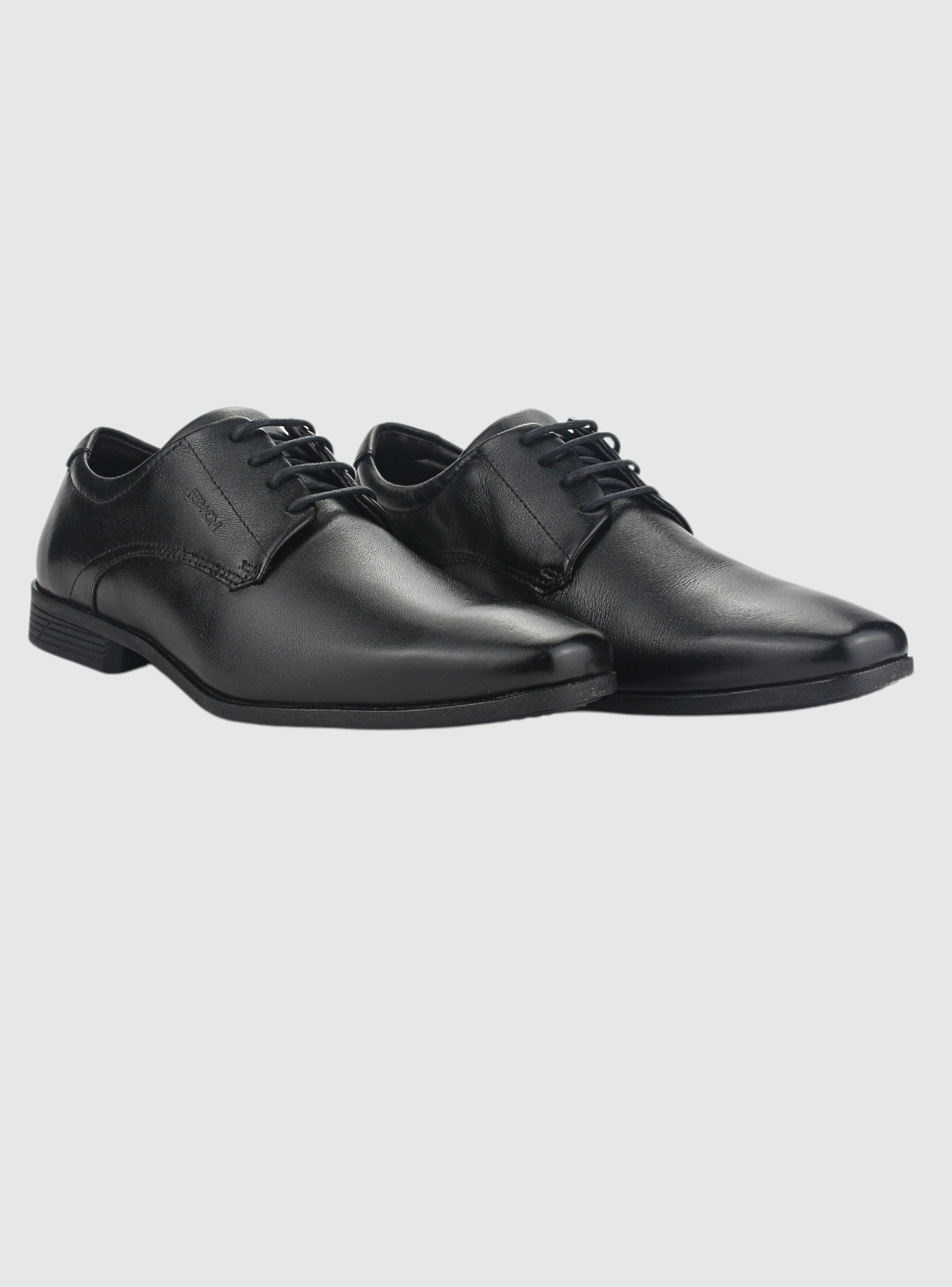 Zapato Ferracini Hombre 4465 London Negro Matte Casual-4