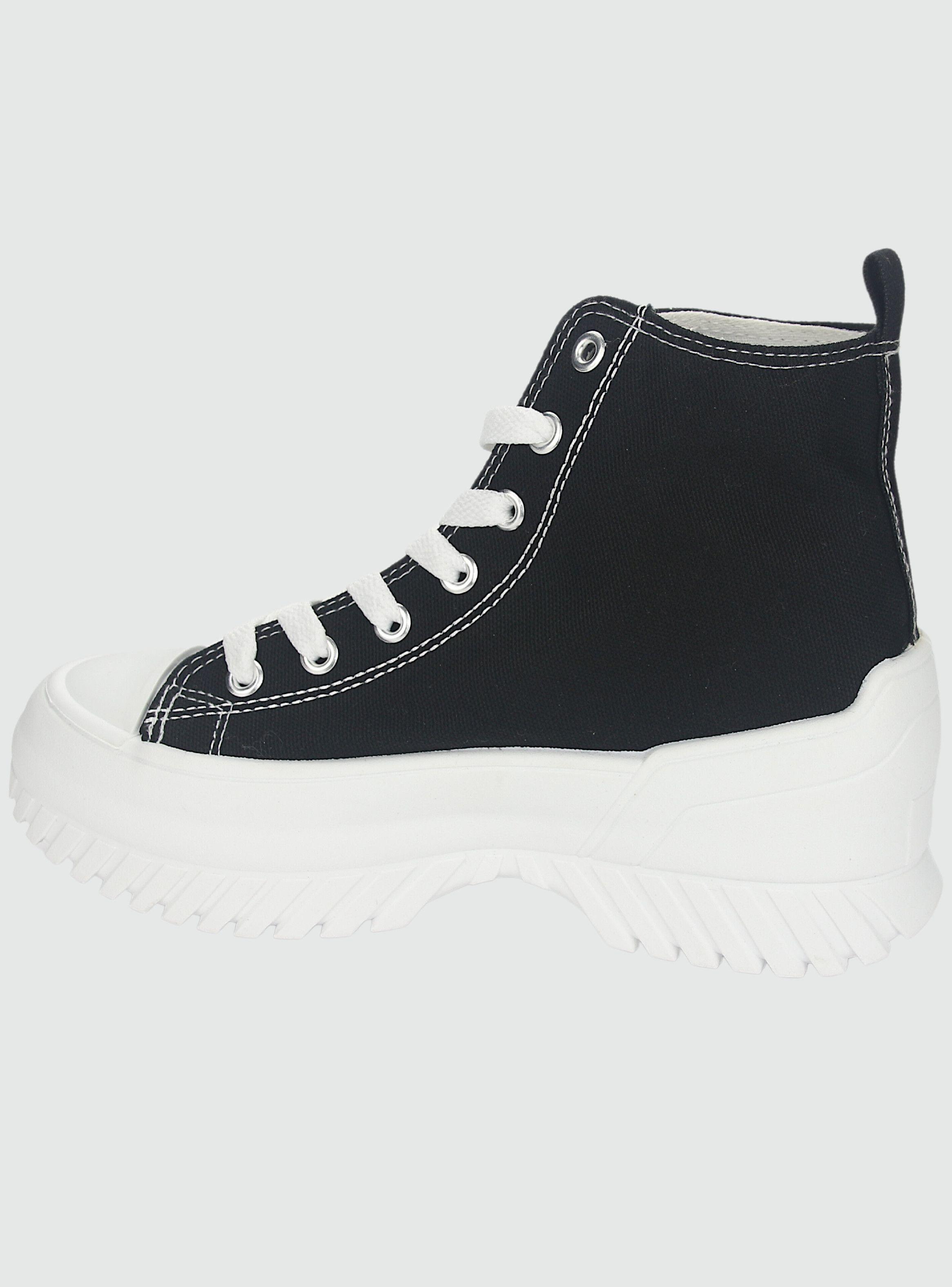 Zapatilla Funway Mujer Bistro-1 Negro Urbano-1