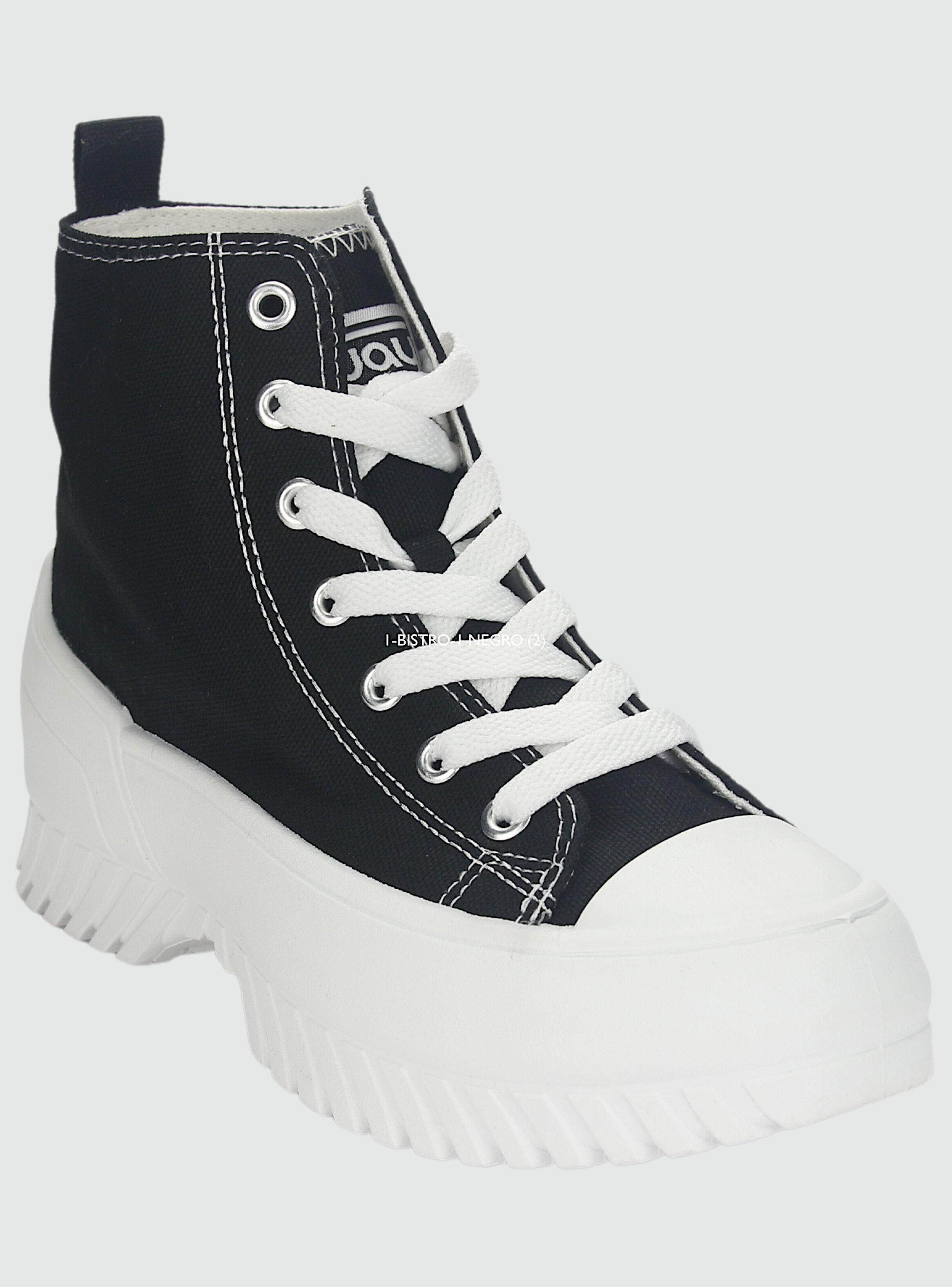 Zapatilla Funway Mujer Bistro-1 Negro Urbano-2