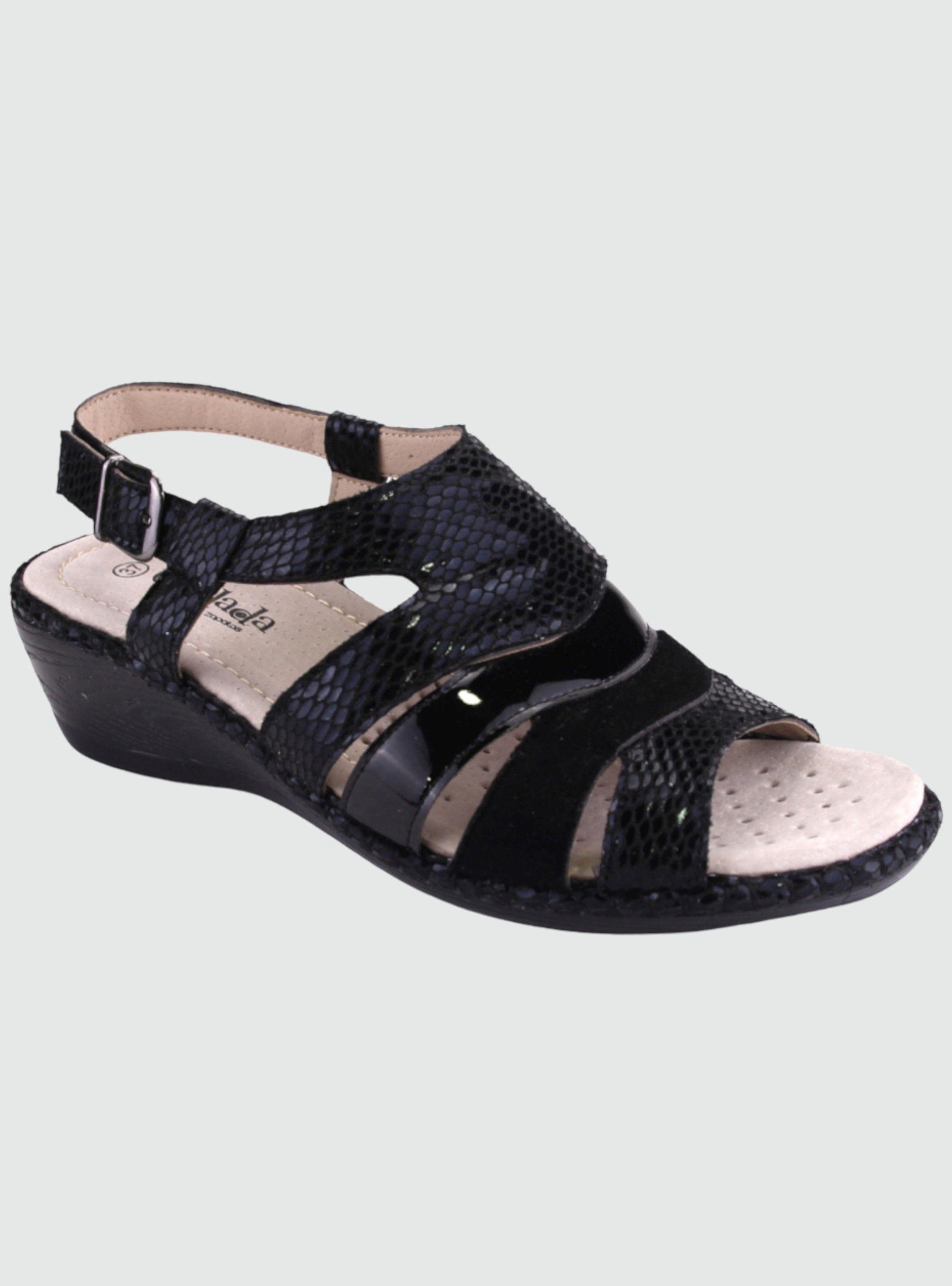 Sandalia Chalada Mujer Soft-45 Negro Moda-0