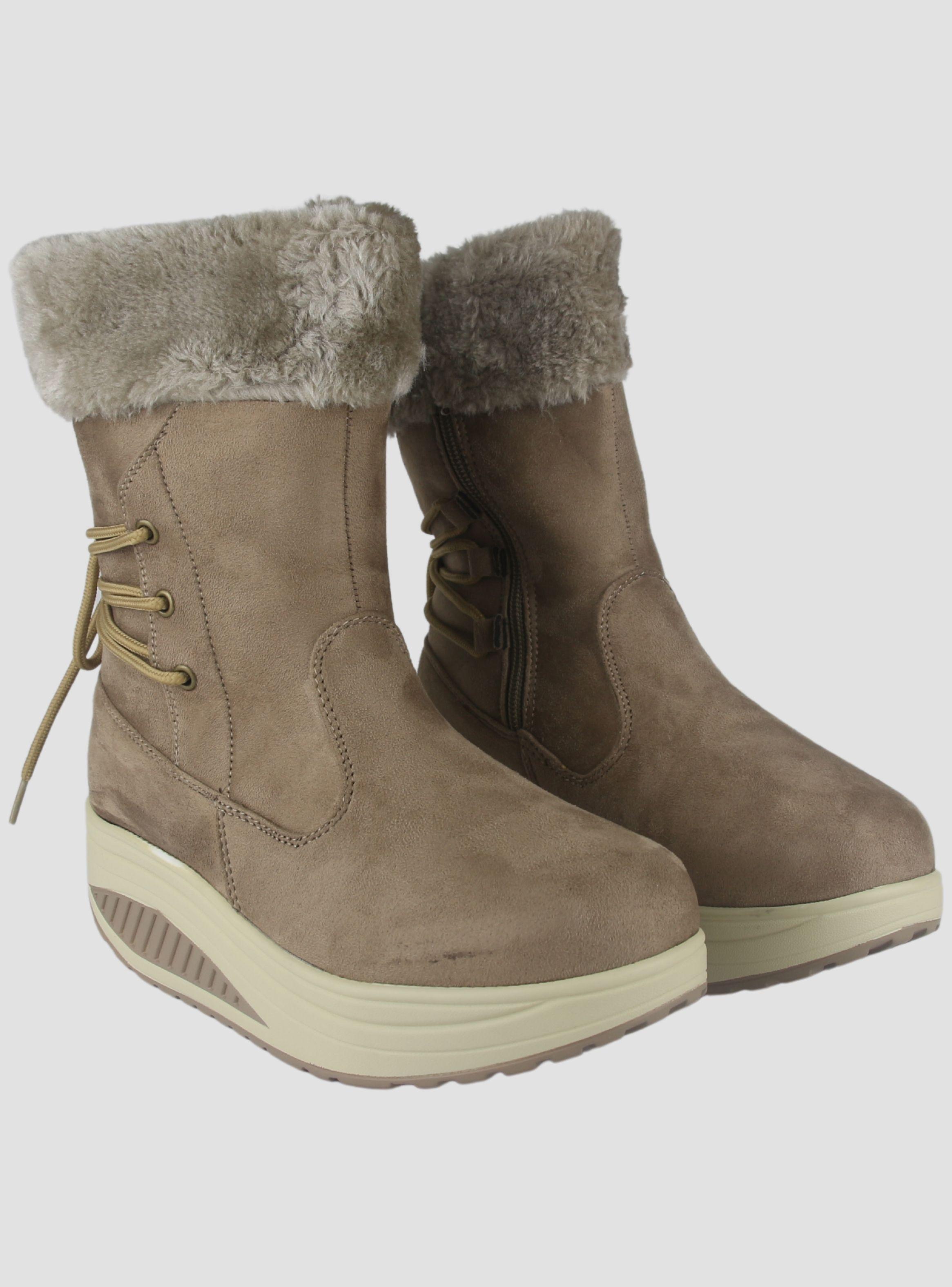 Botin Funway Mujer Tija-34 Beige Casual-4
