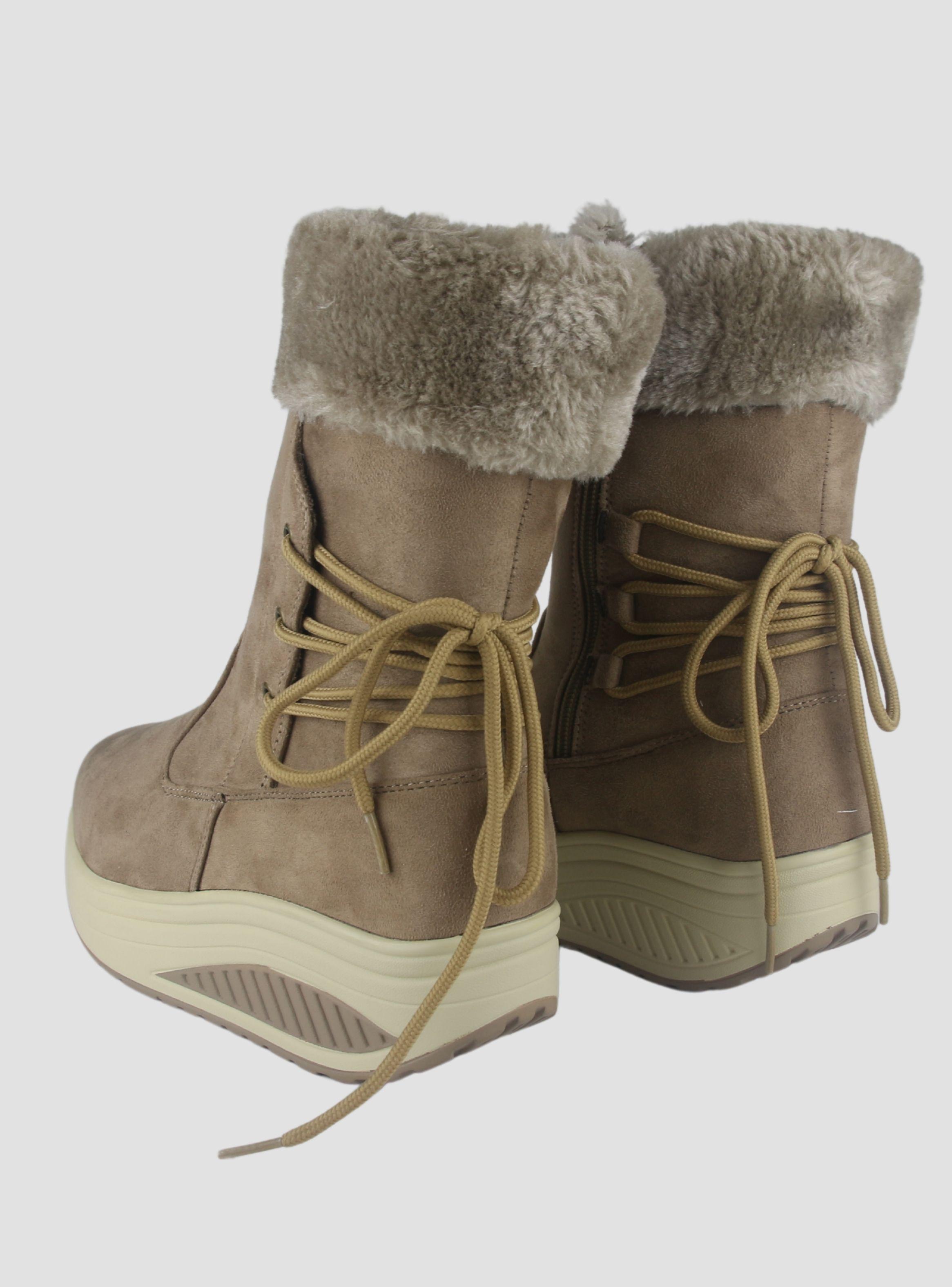 Botin Funway Mujer Tija-34 Beige Casual-5