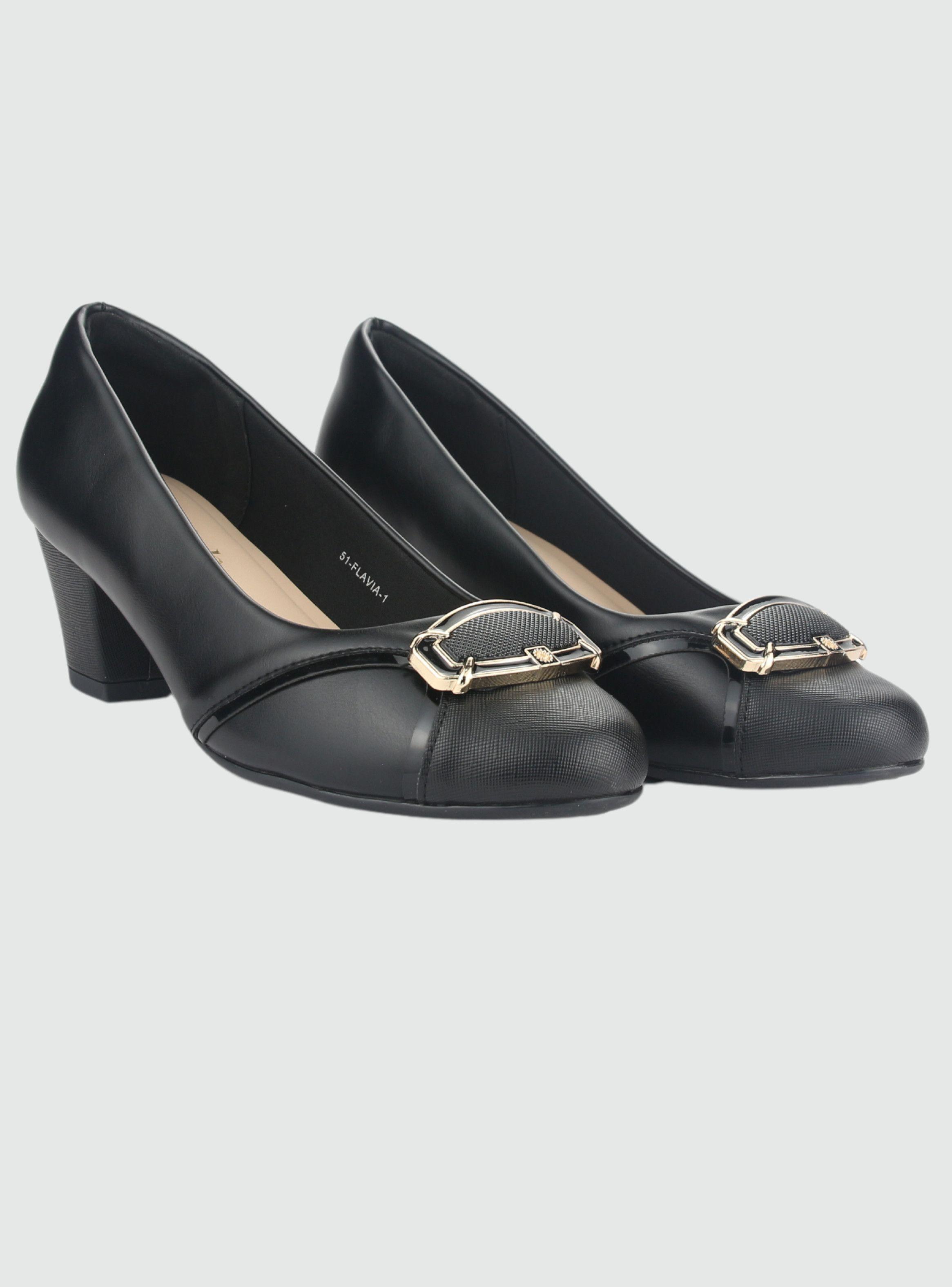 Zapato Chalada Mujer Flavia-1 Negro Casual-4