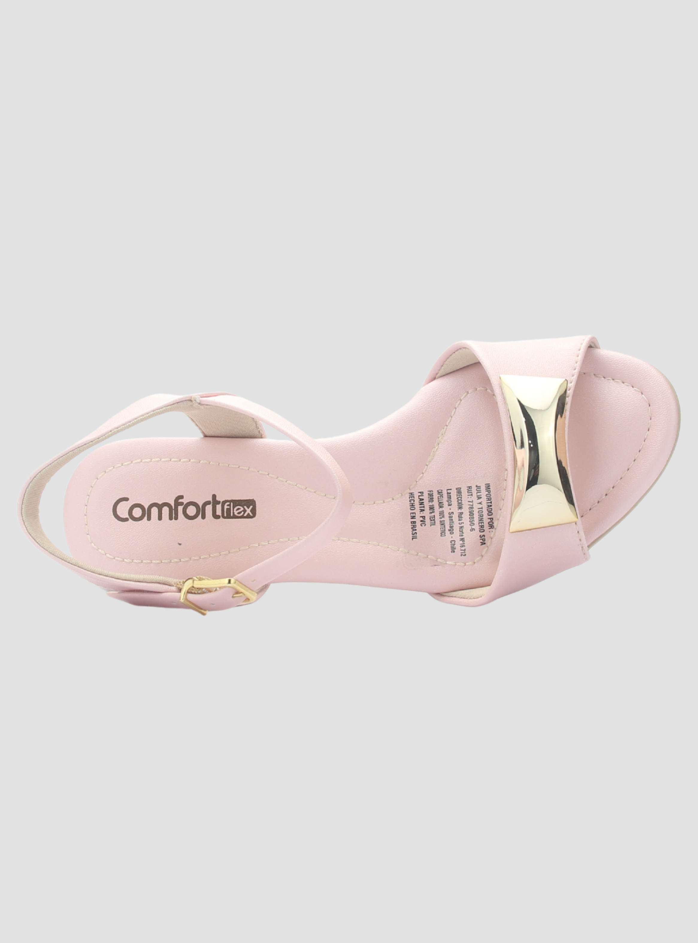 Sandalia Mujer Rosado Comfortflex 2557402 Casual-4