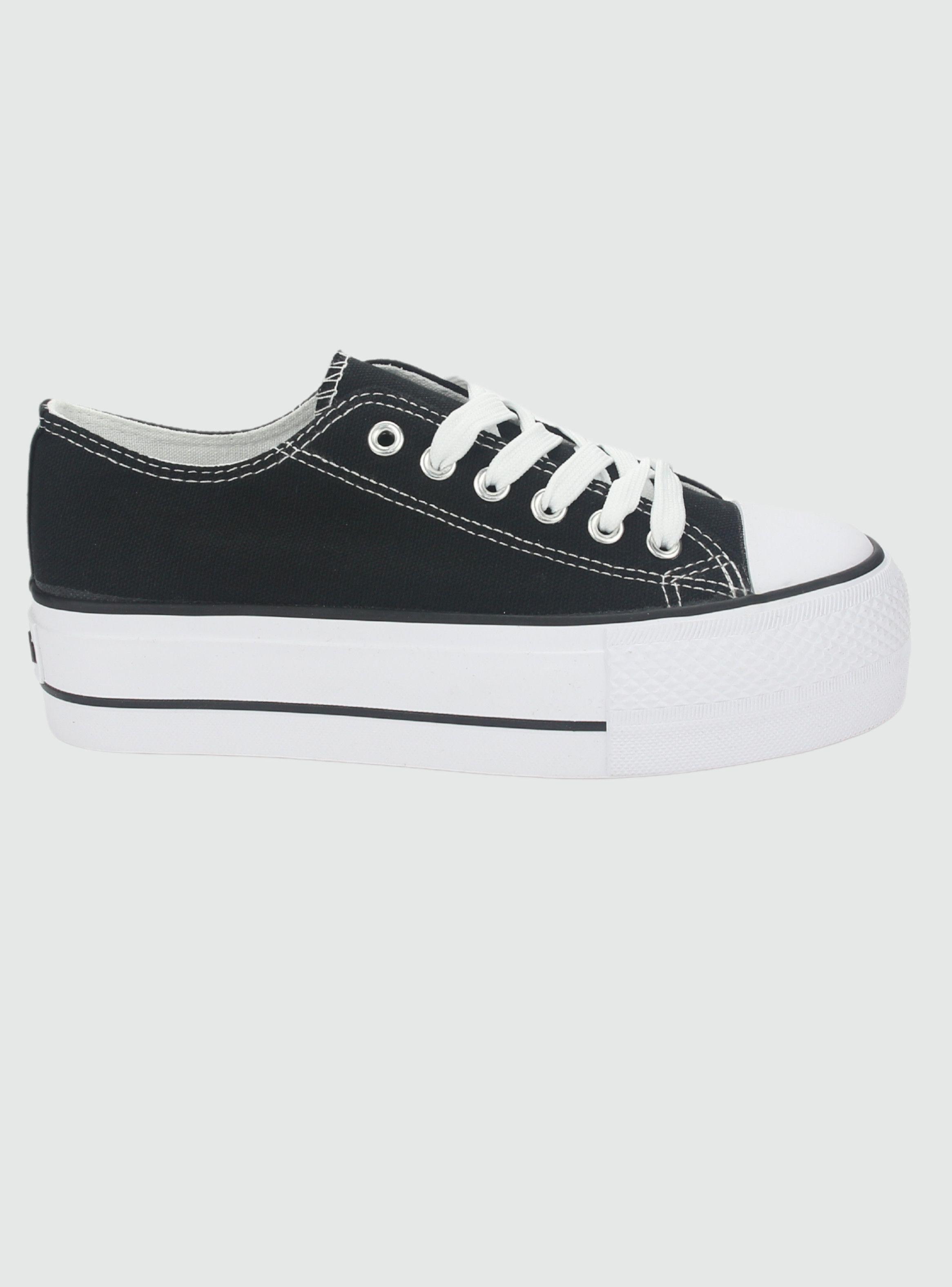 Zapatilla Chalada Mujer Cruni-1 Negro Casual-0