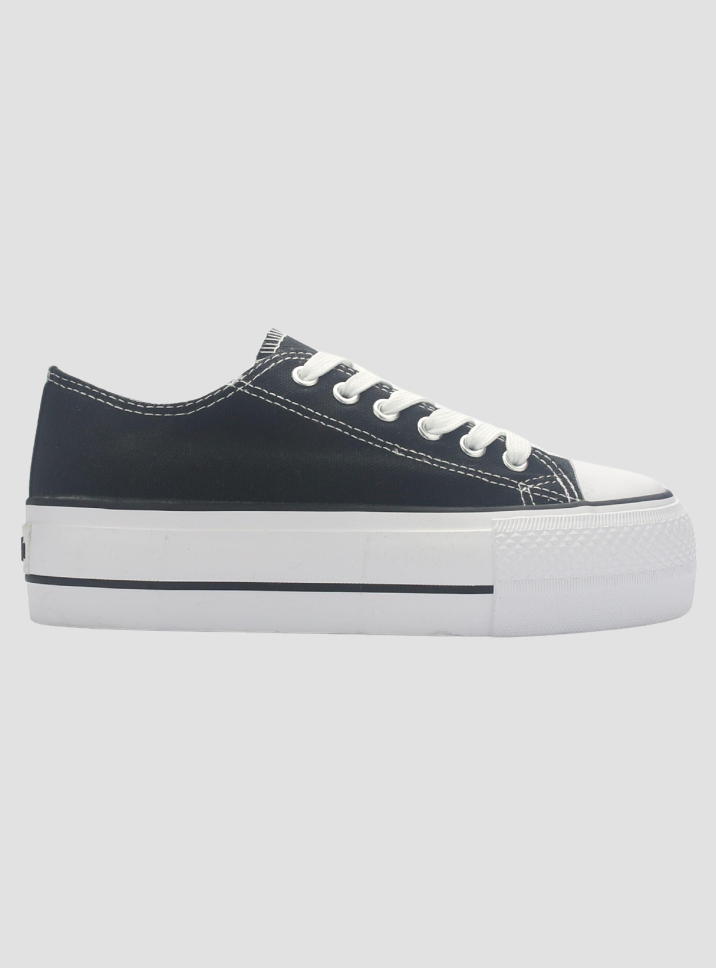 Zapatilla Chalada Mujer Cruni-1 Negro Casual-0
