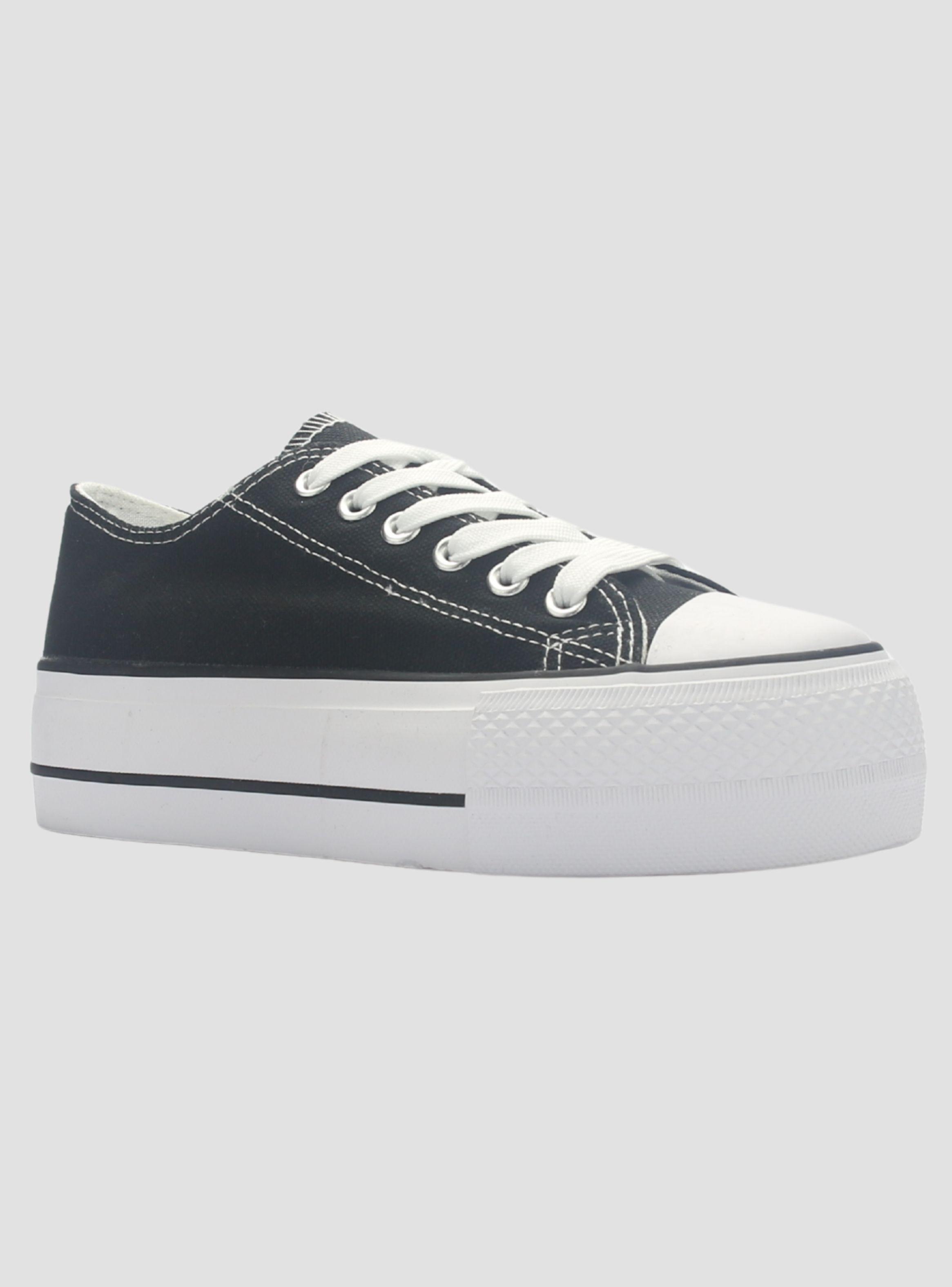 Zapatilla Chalada Mujer Cruni-1 Negro Casual-2