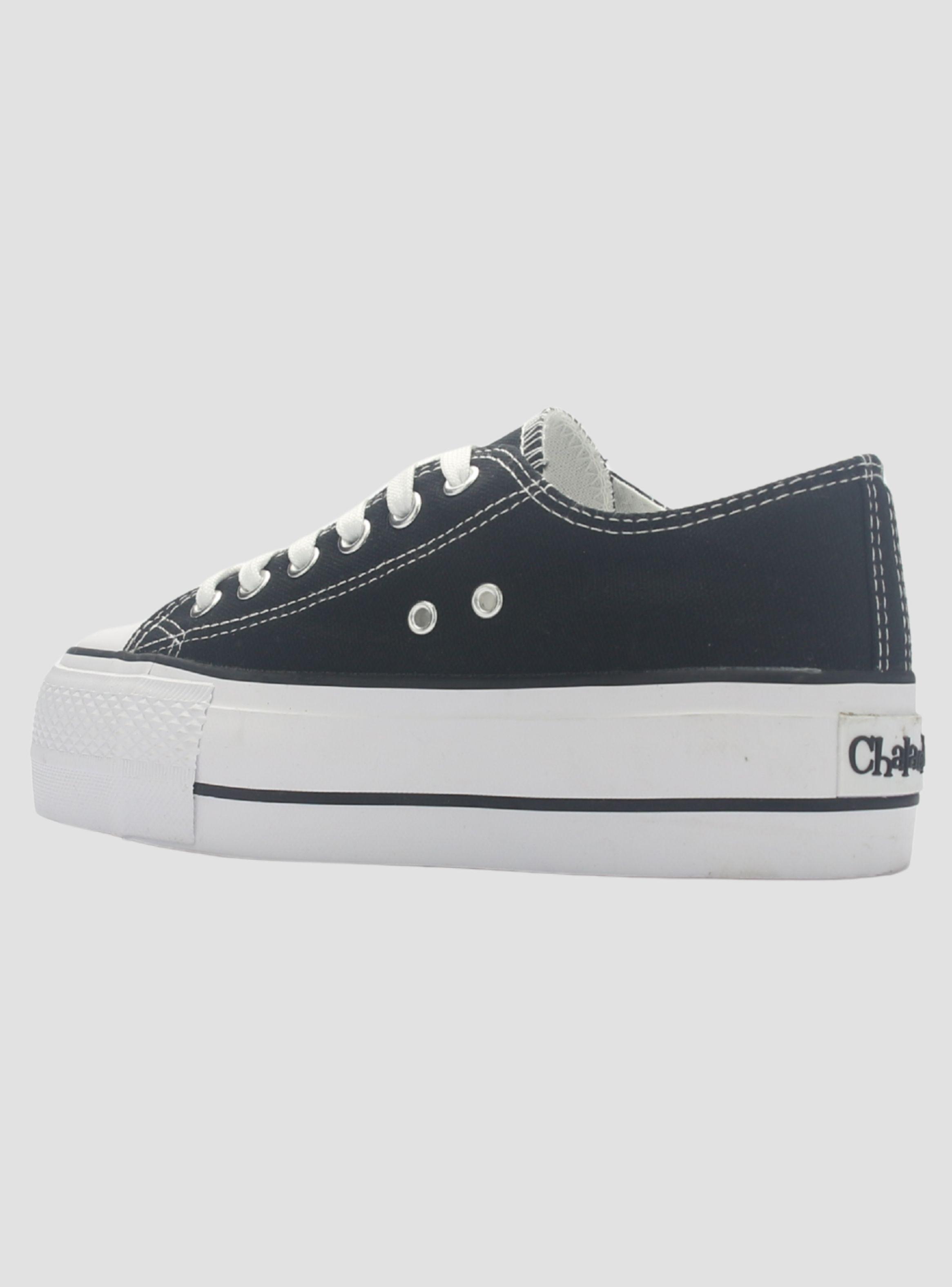 Zapatilla Chalada Mujer Cruni-1 Negro Casual-3
