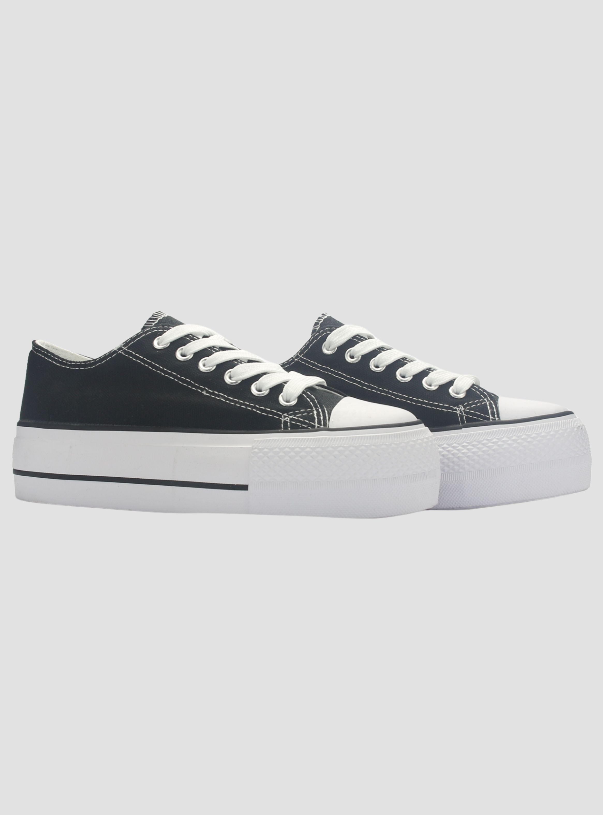 Zapatilla Chalada Mujer Cruni-1 Negro Casual-4