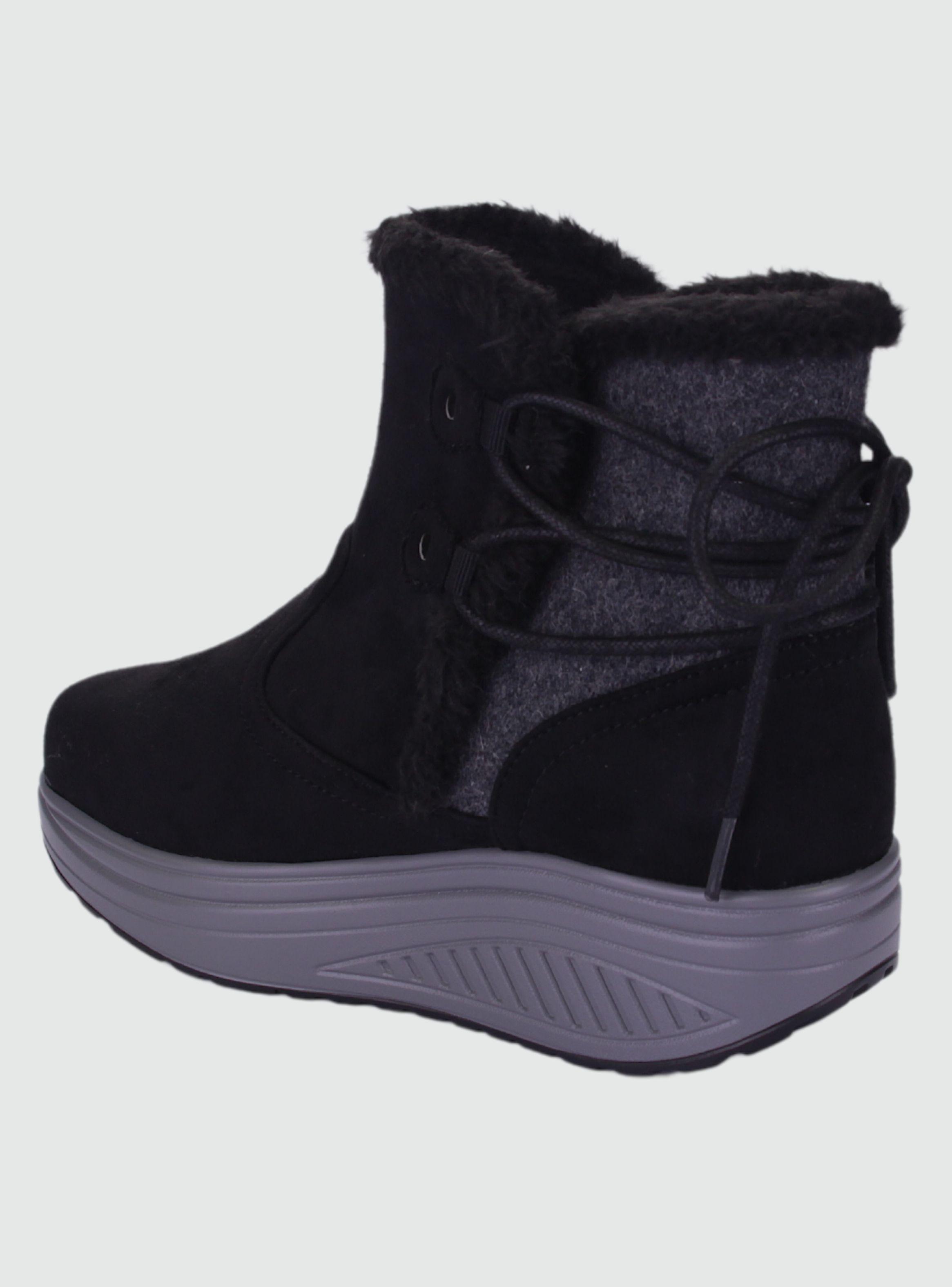 Botin Funway Mujer Tija-17 Negro Casual-1