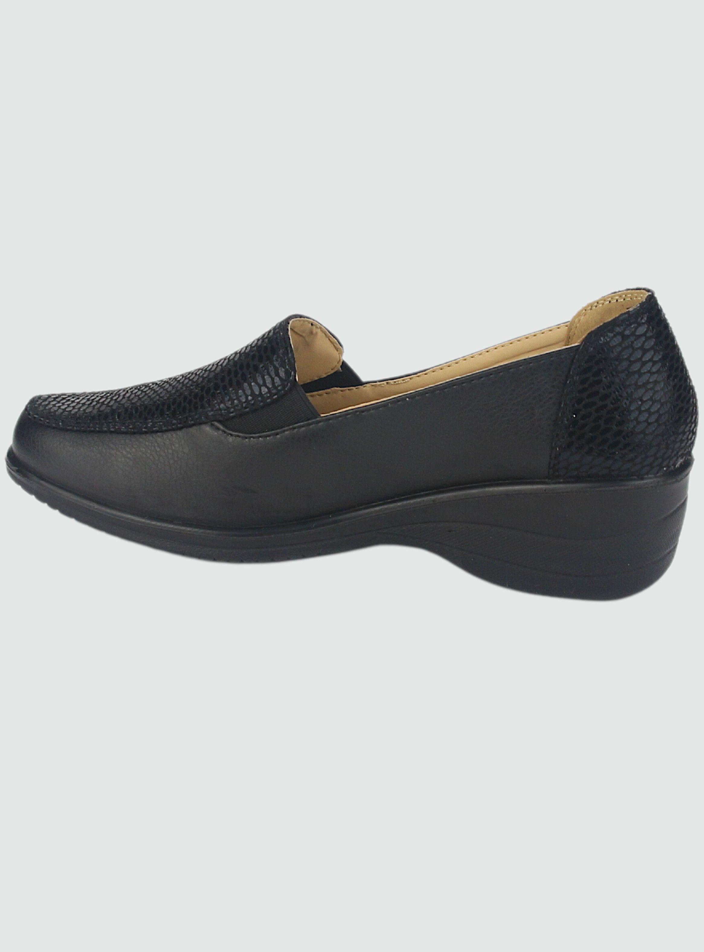 Zapato Chalada Mujer Oscar-1 Negro Comfort-1