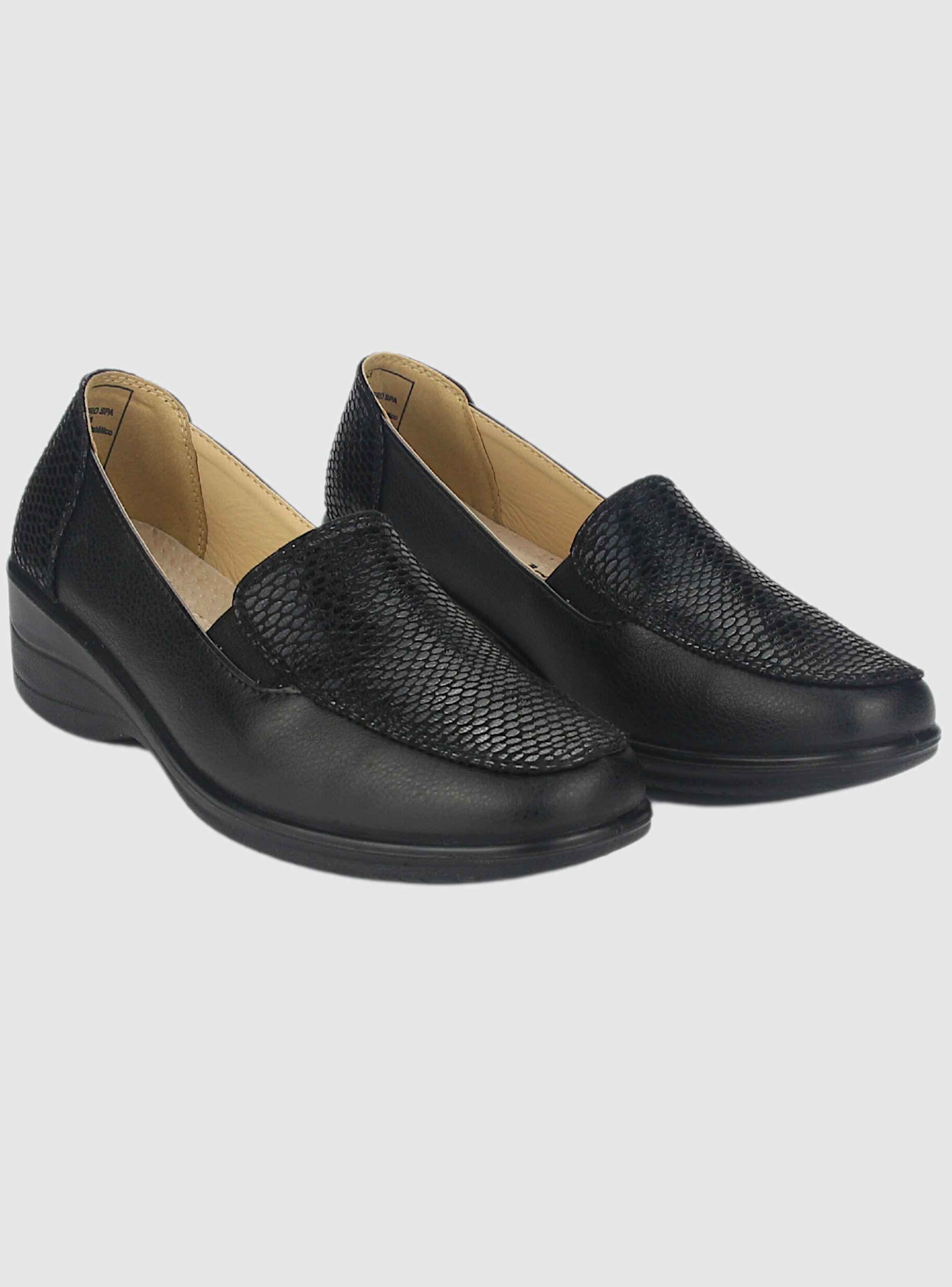 Zapato Chalada Mujer Oscar-1 Negro Comfort-4