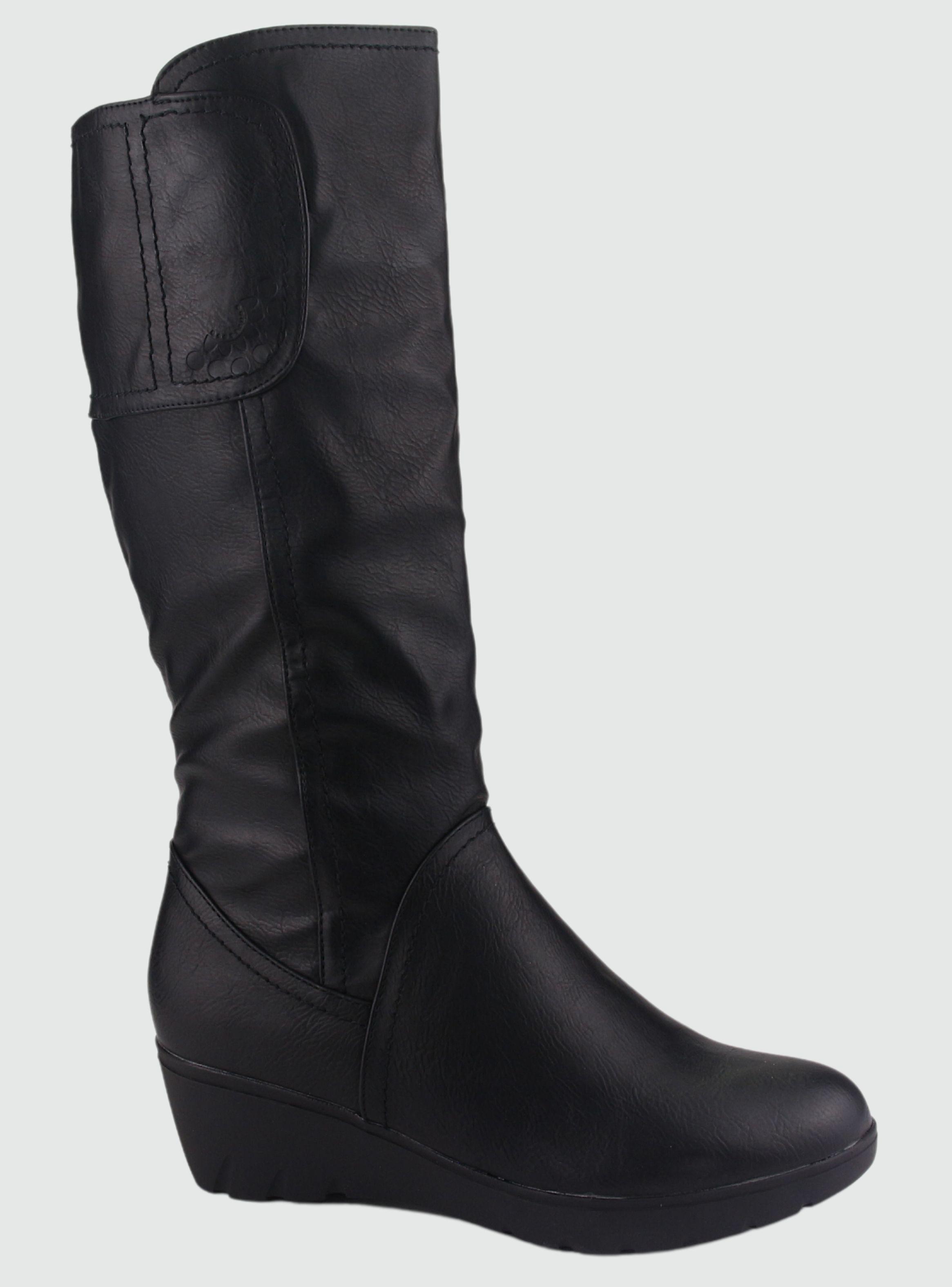 Bota Chalada Mujer Tanda-5 Negro Casual-0