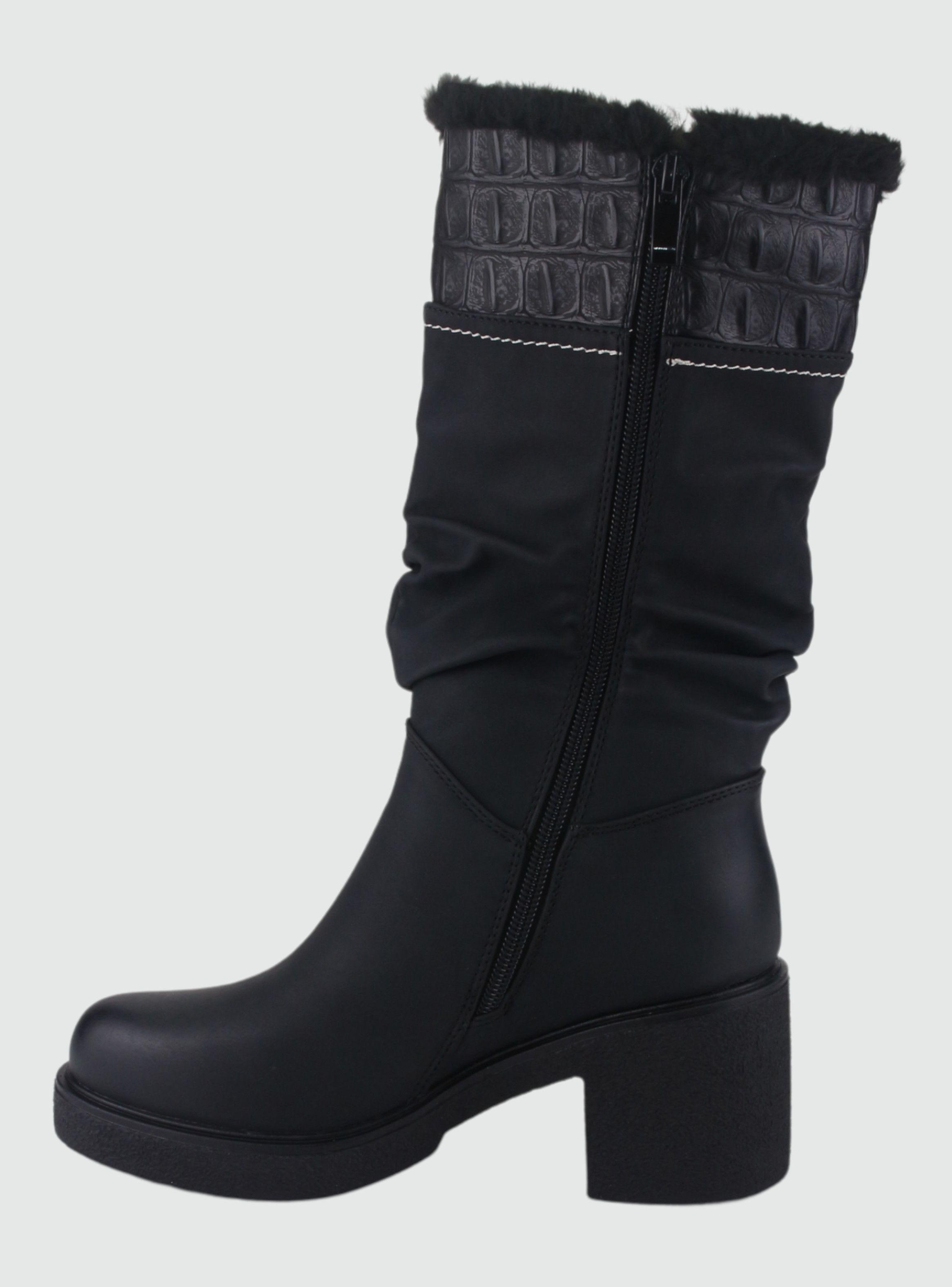 Bota Dorette Mujer Utility-1 Negro Casual-1
