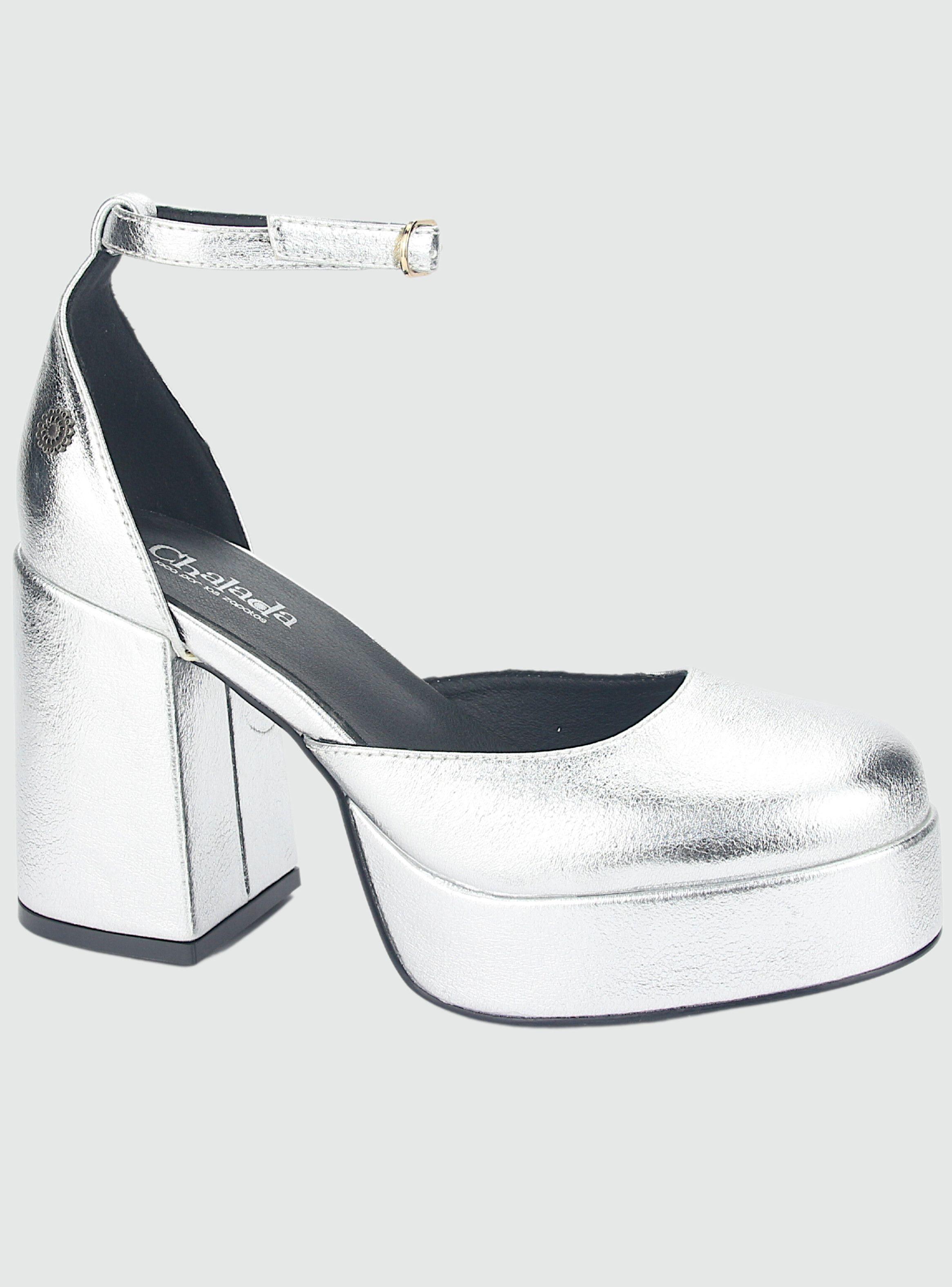 Zapato Chalada Mujer Dream-1 Plateado Casual-0