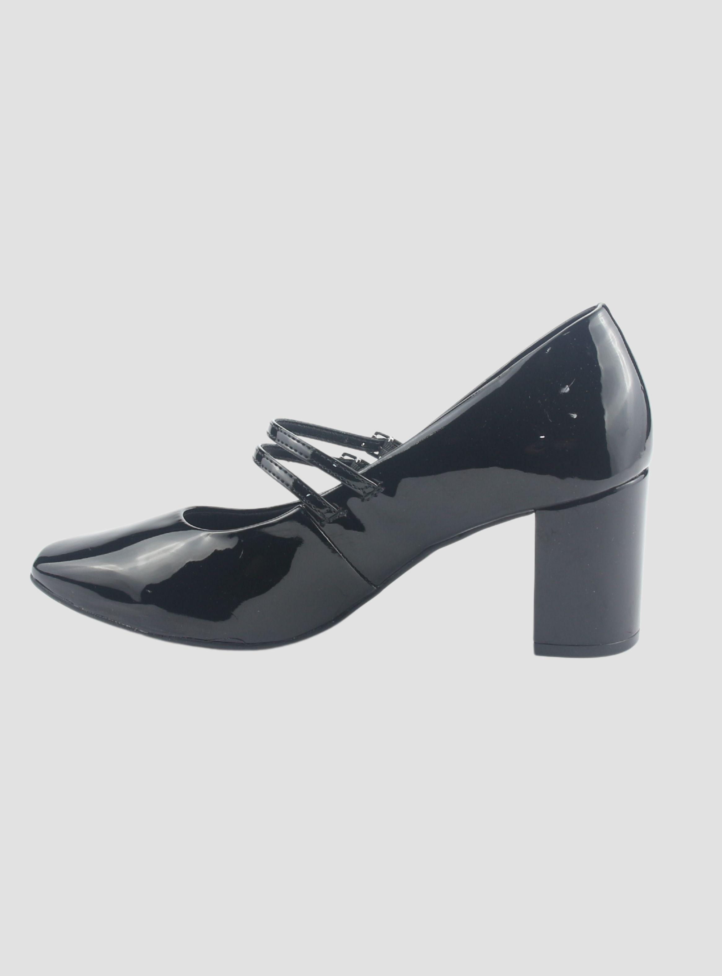 Zapato Via Marte Mujer 153-001-01 Negro Casual-1