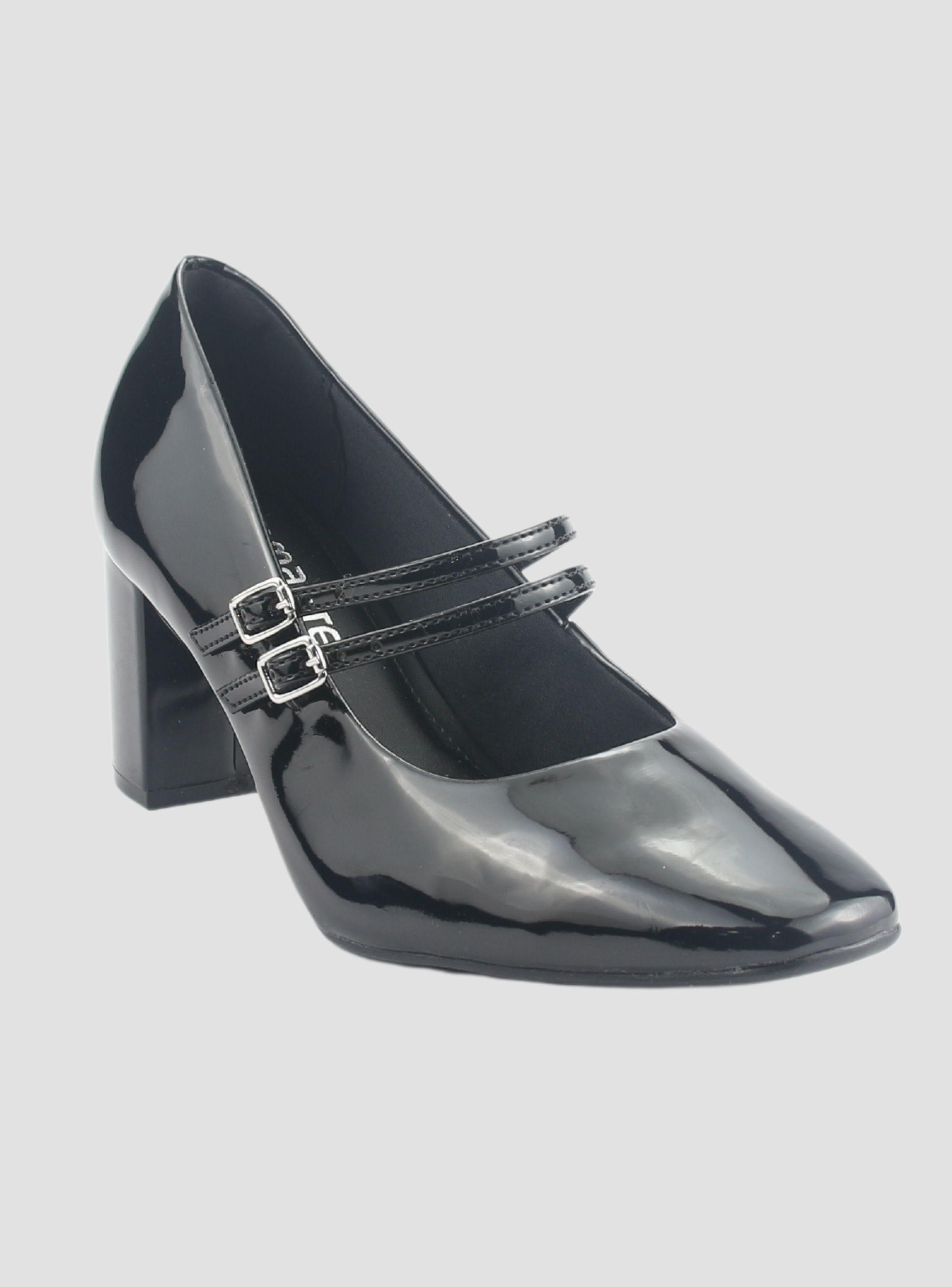 Zapato Via Marte Mujer 153-001-01 Negro Casual-2
