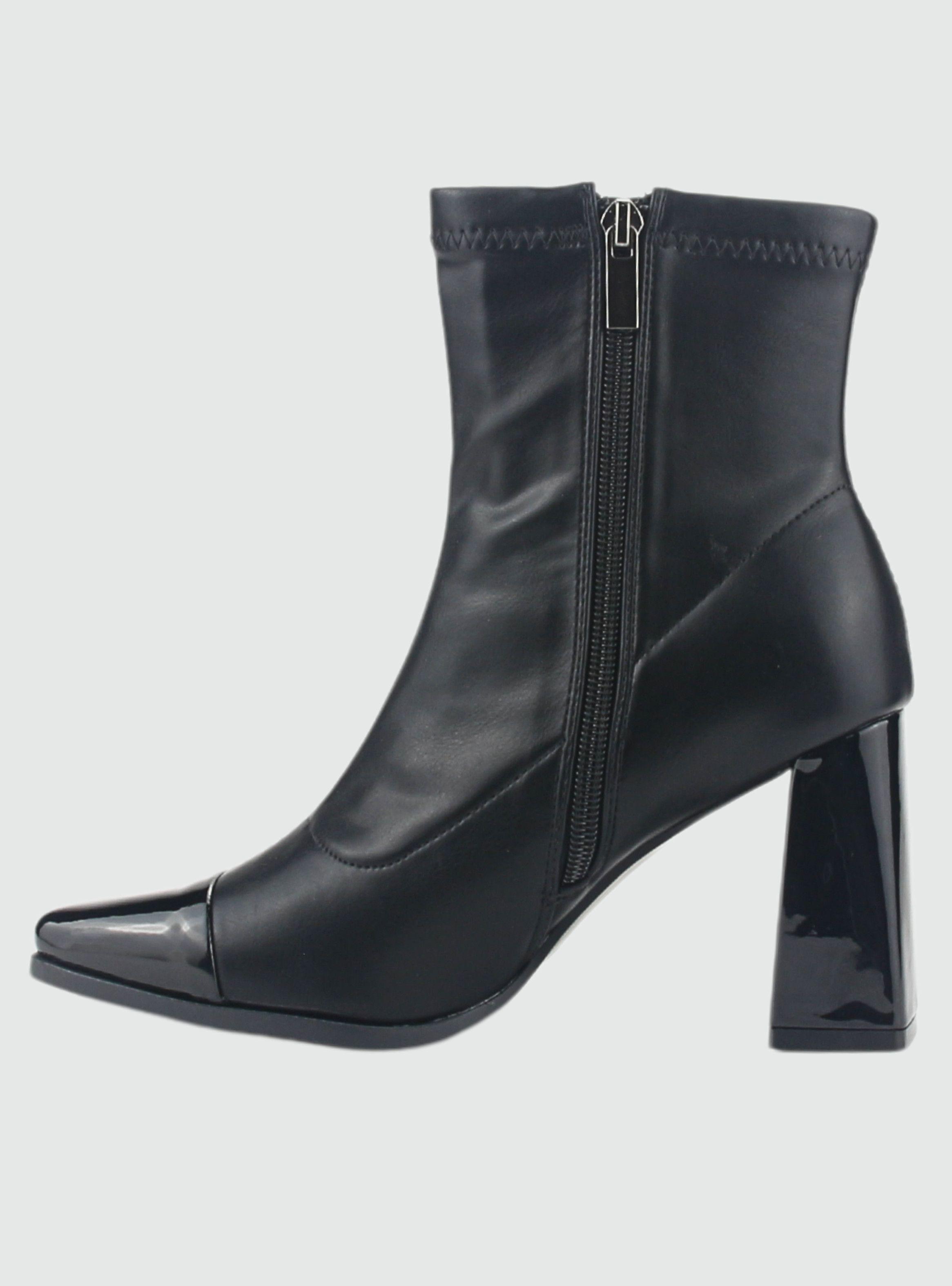 Botin Chalada Mujer Ducco-2 Negro Casual-4