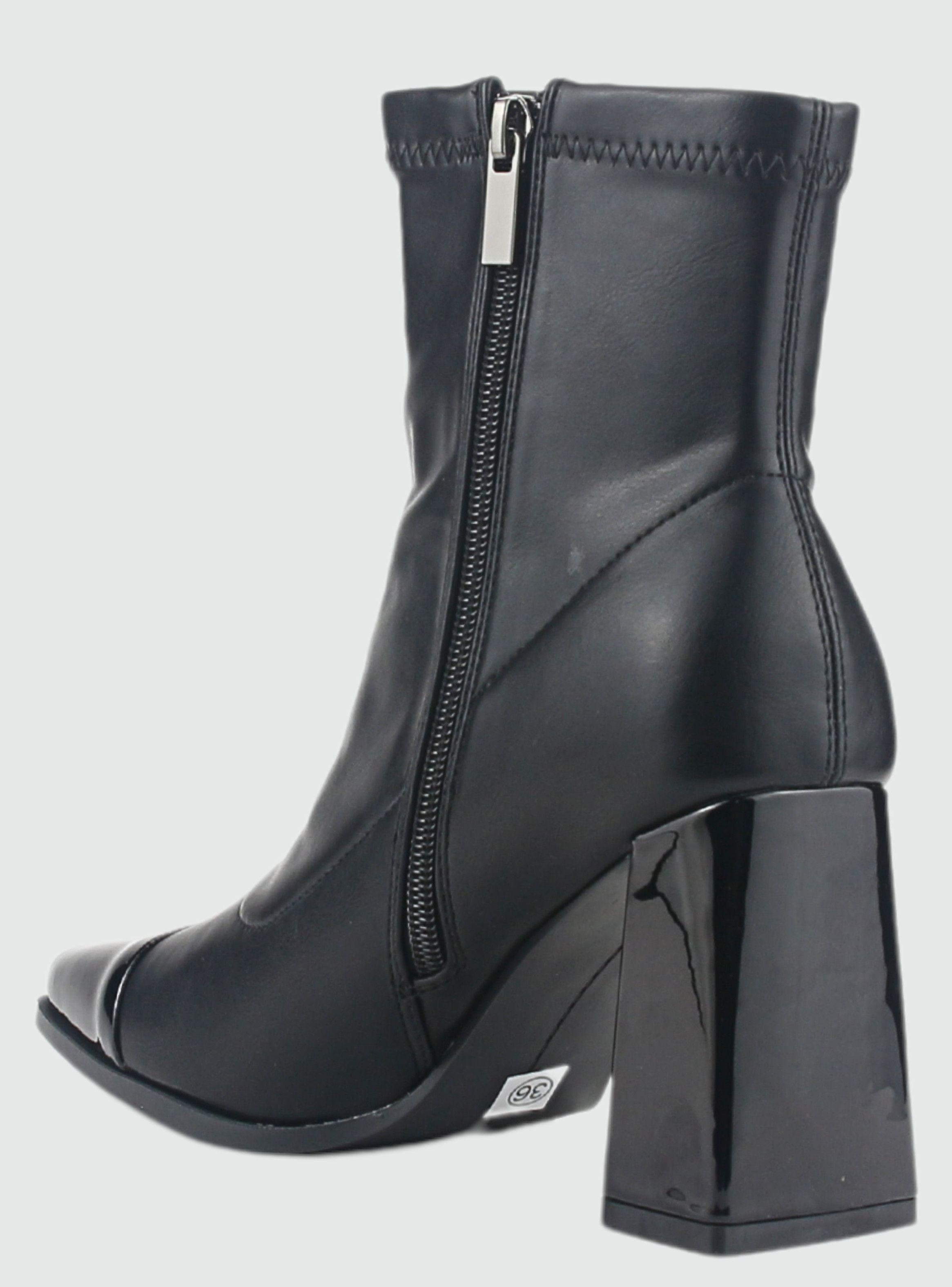 Botin Chalada Mujer Ducco-2 Negro Casual-8