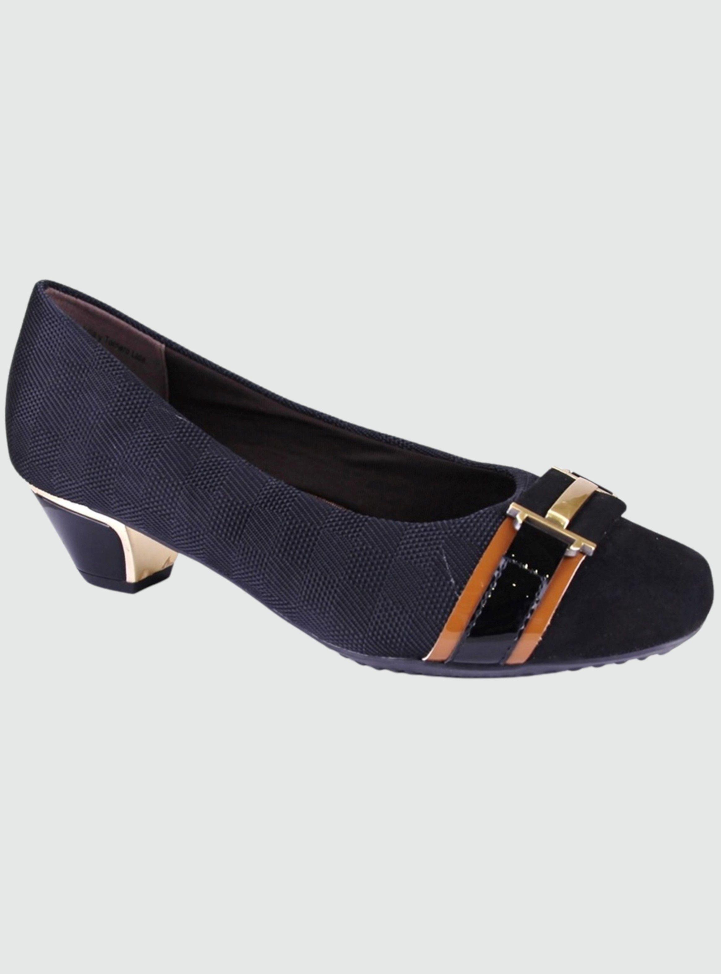 Zapato Chalada Mujer Flexi-1 Negro Formal-0