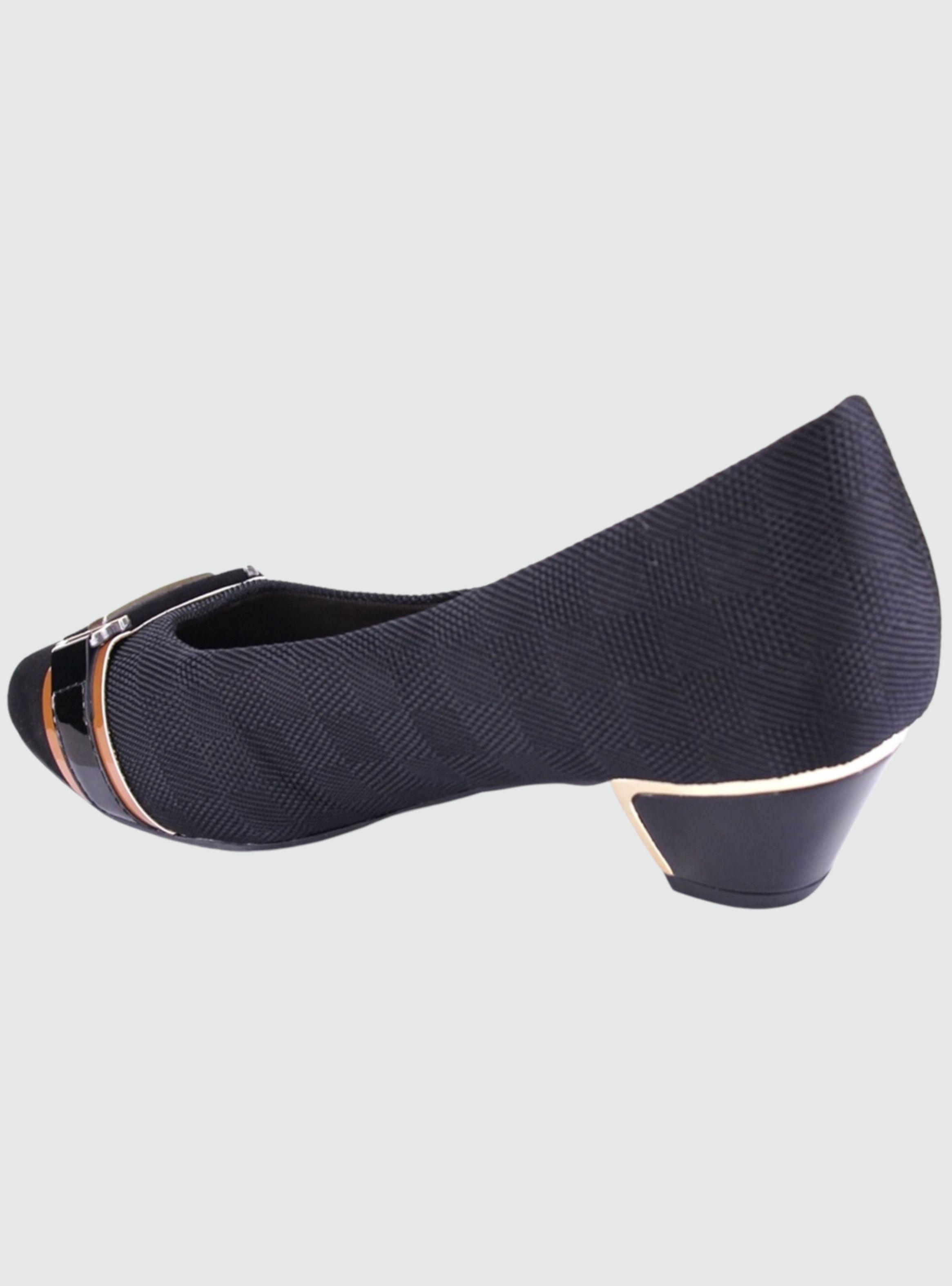 Zapato Chalada Mujer Flexi-1 Negro Formal-1