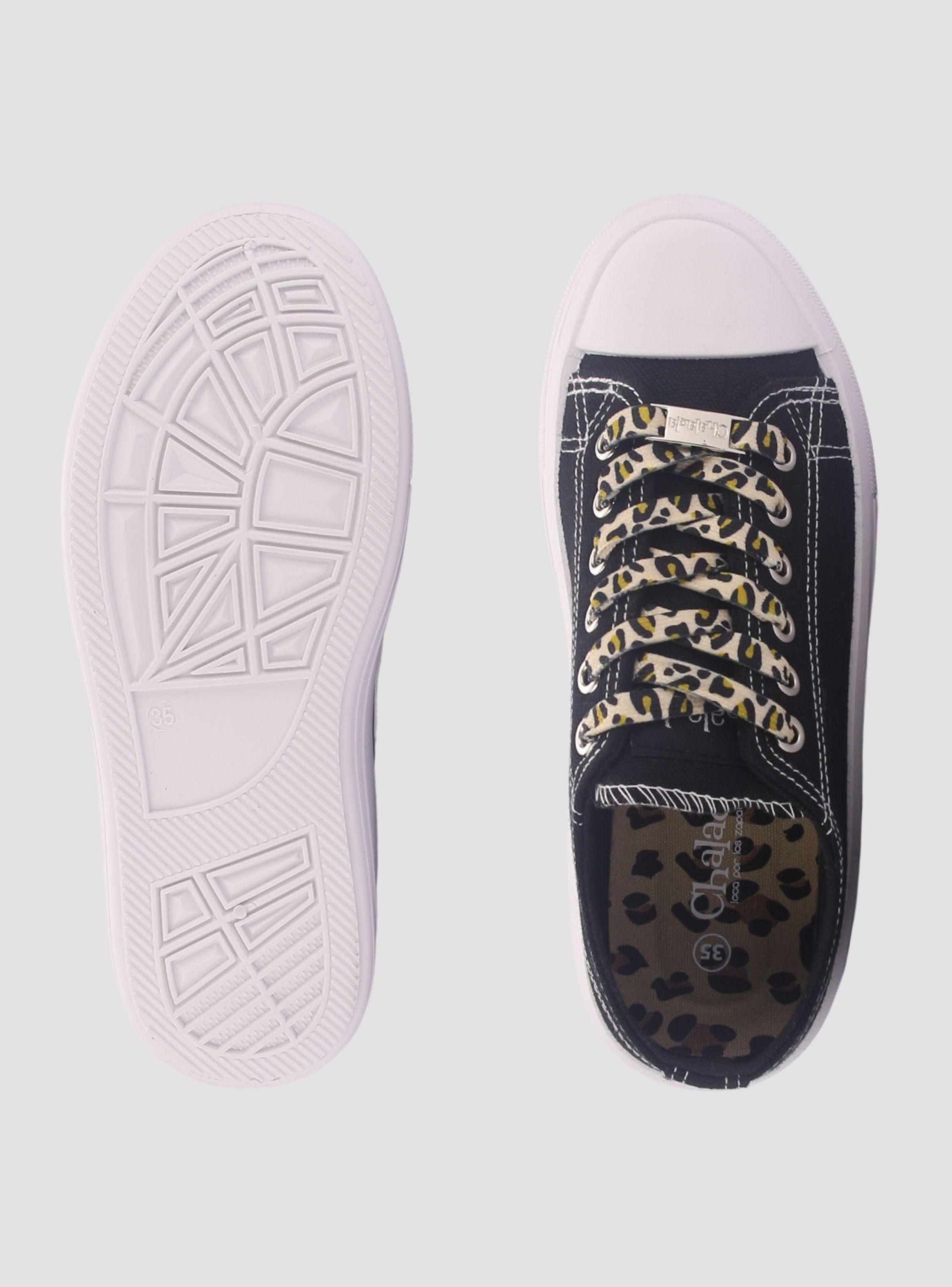 Zapatilla Mujer Chalada Clu-10 Negro Urbano-6