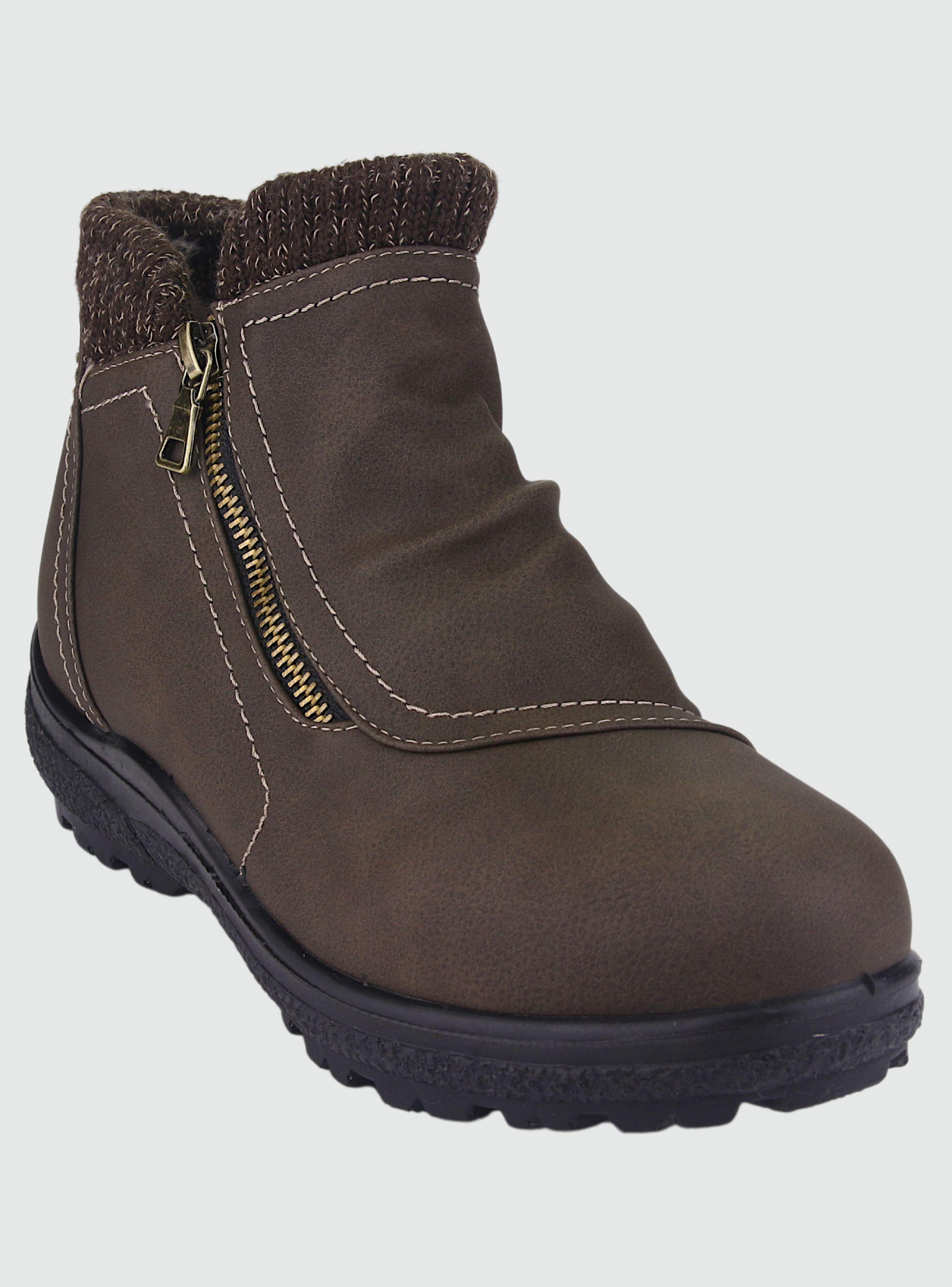 Botin Chalada Mujer Winter-1 Café Casual-2