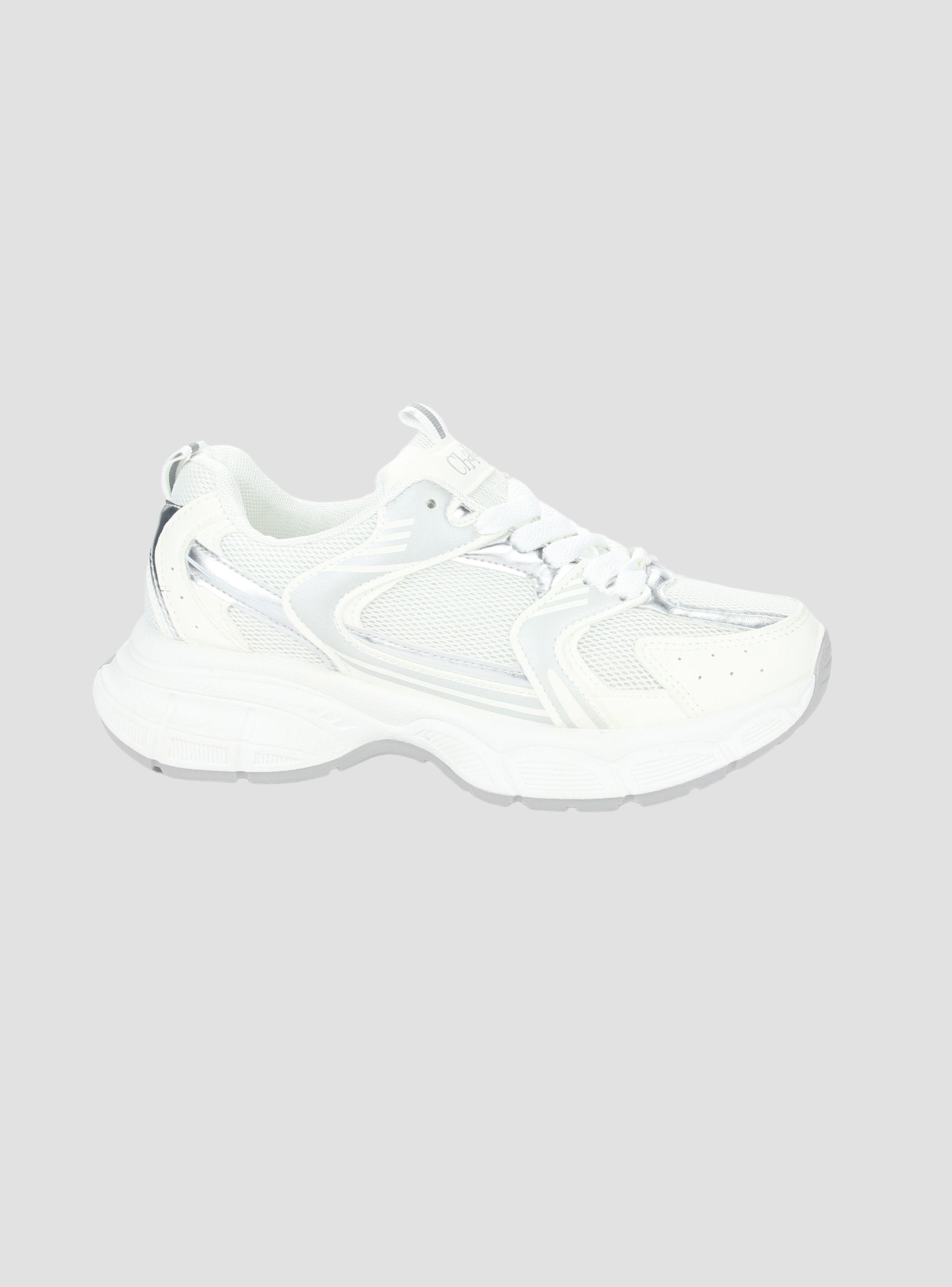 Zapatilla Chalada Mujer New-5 Blanco Plata Urbano-0