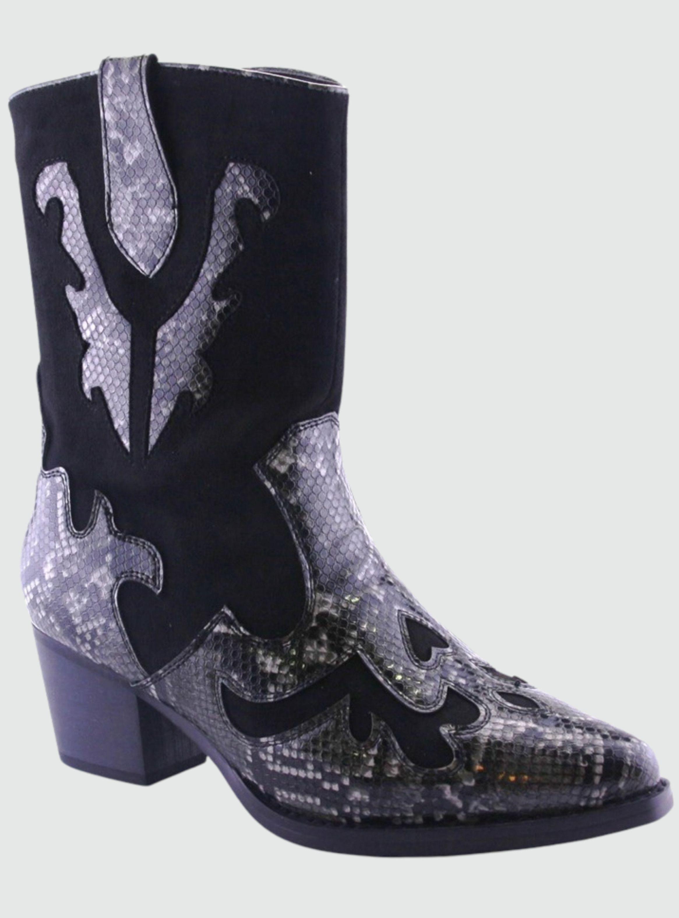Bota Chalada Mujer Eastnew-1 Negro Moda-0