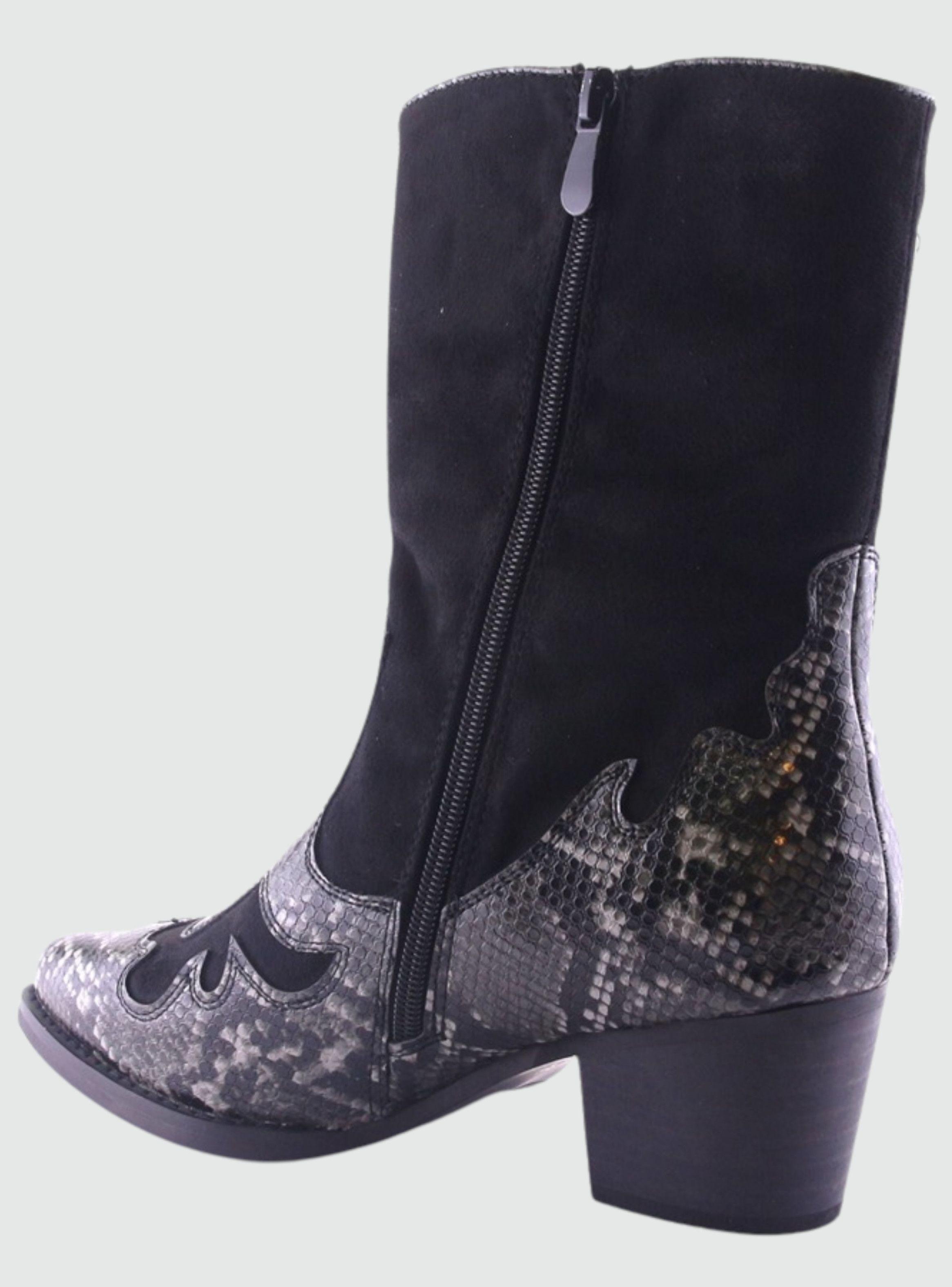 Bota Chalada Mujer Eastnew-1 Negro Moda-1