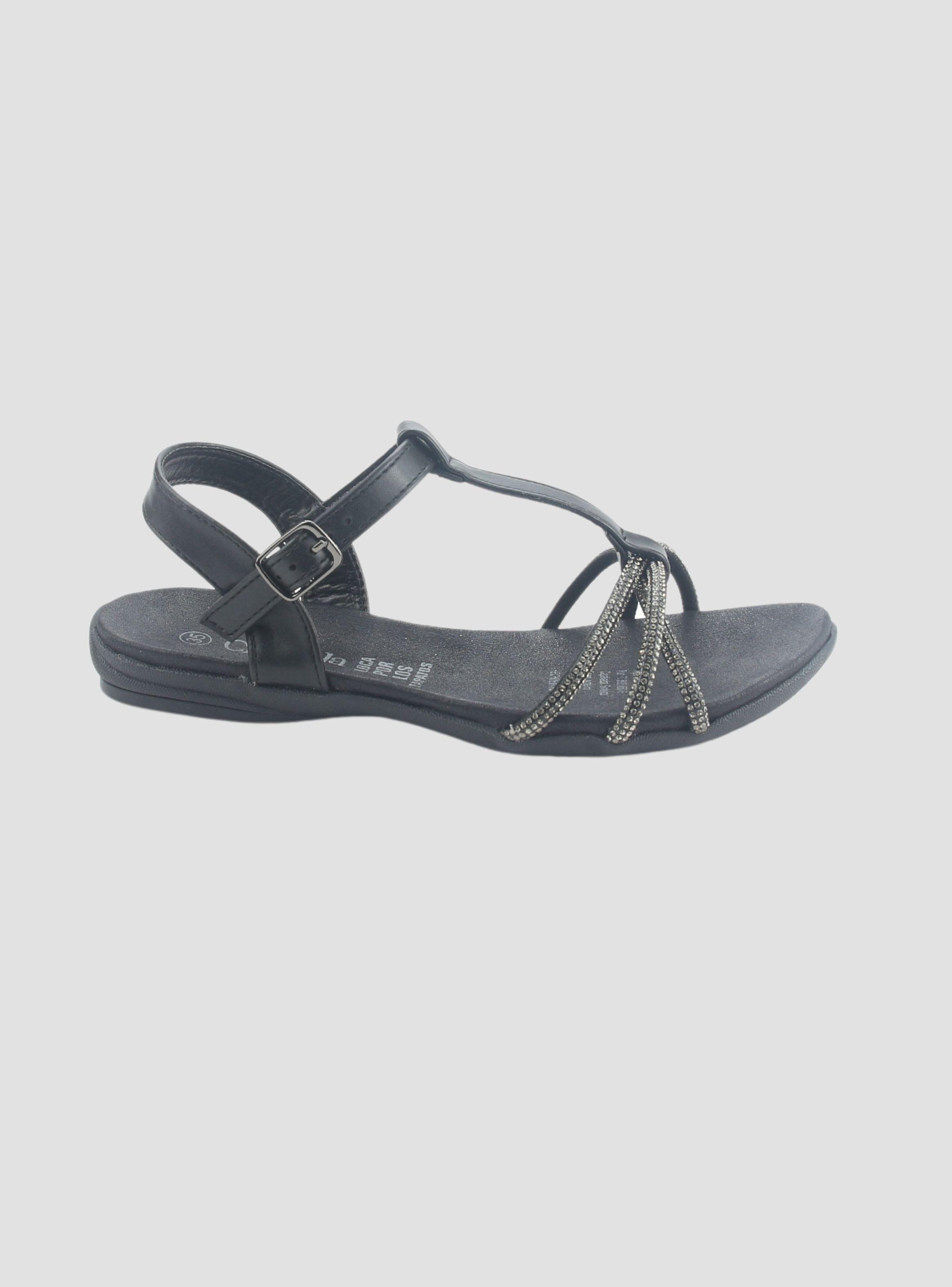 Sandalia Chalada Mujer Anatomic80 Negro Casual-0