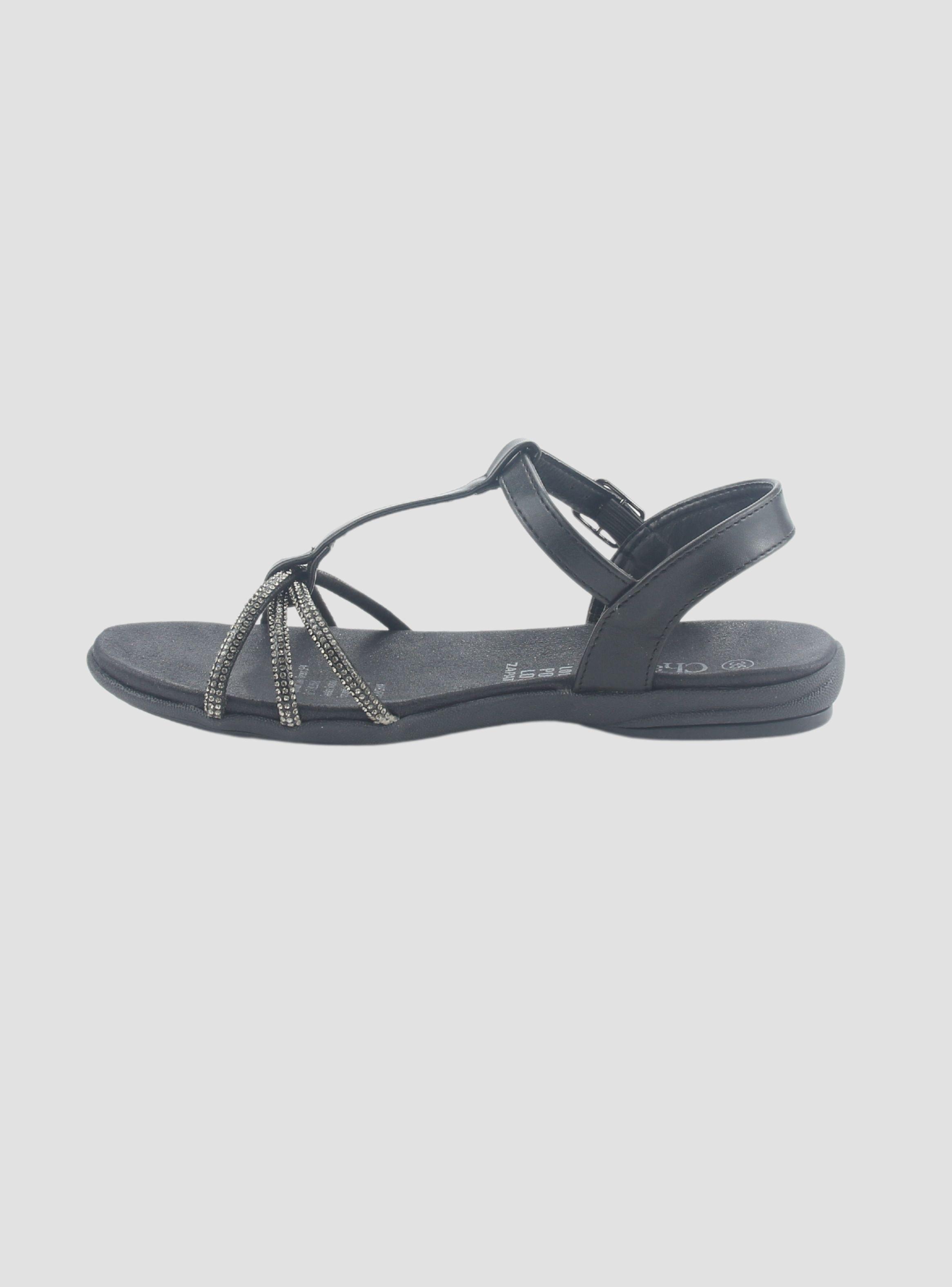 Sandalia Chalada Mujer Anatomic80 Negro Casual-1
