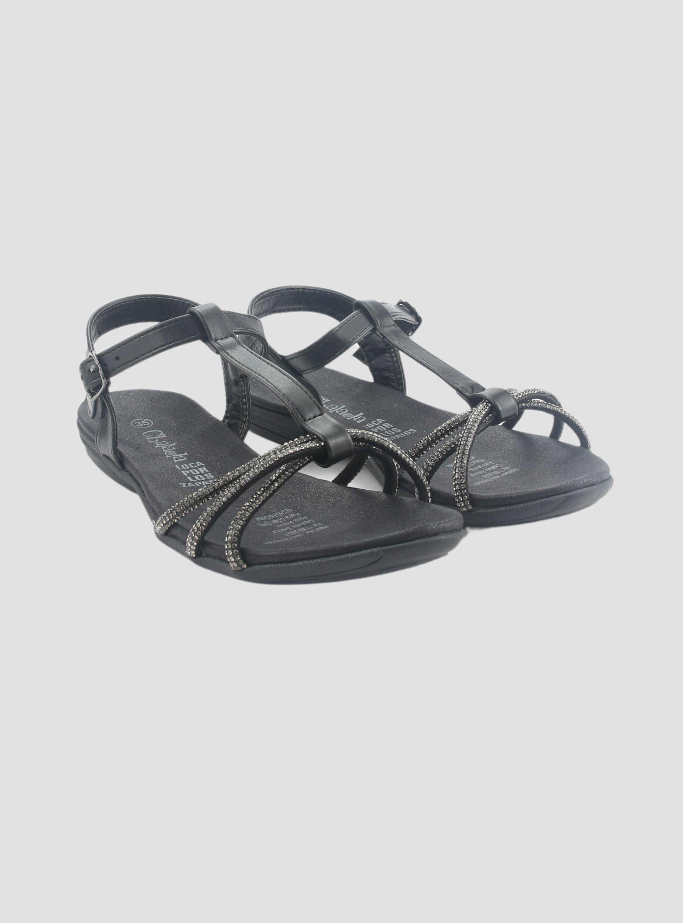 Sandalia Chalada Mujer Anatomic80 Negro Casual-4