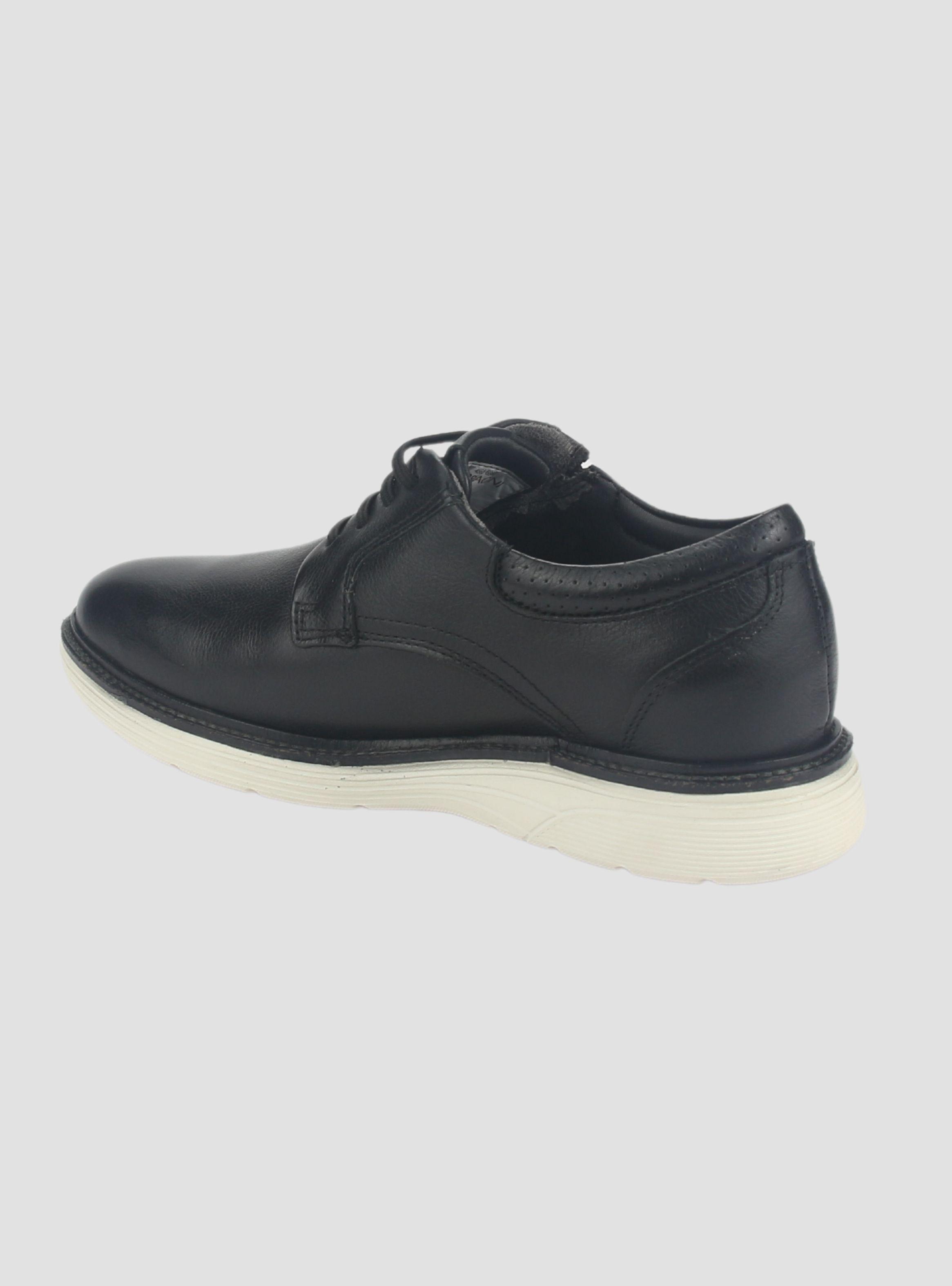 Zapato Ferracini Hombre 4565 Full Negro Matte Casual-3
