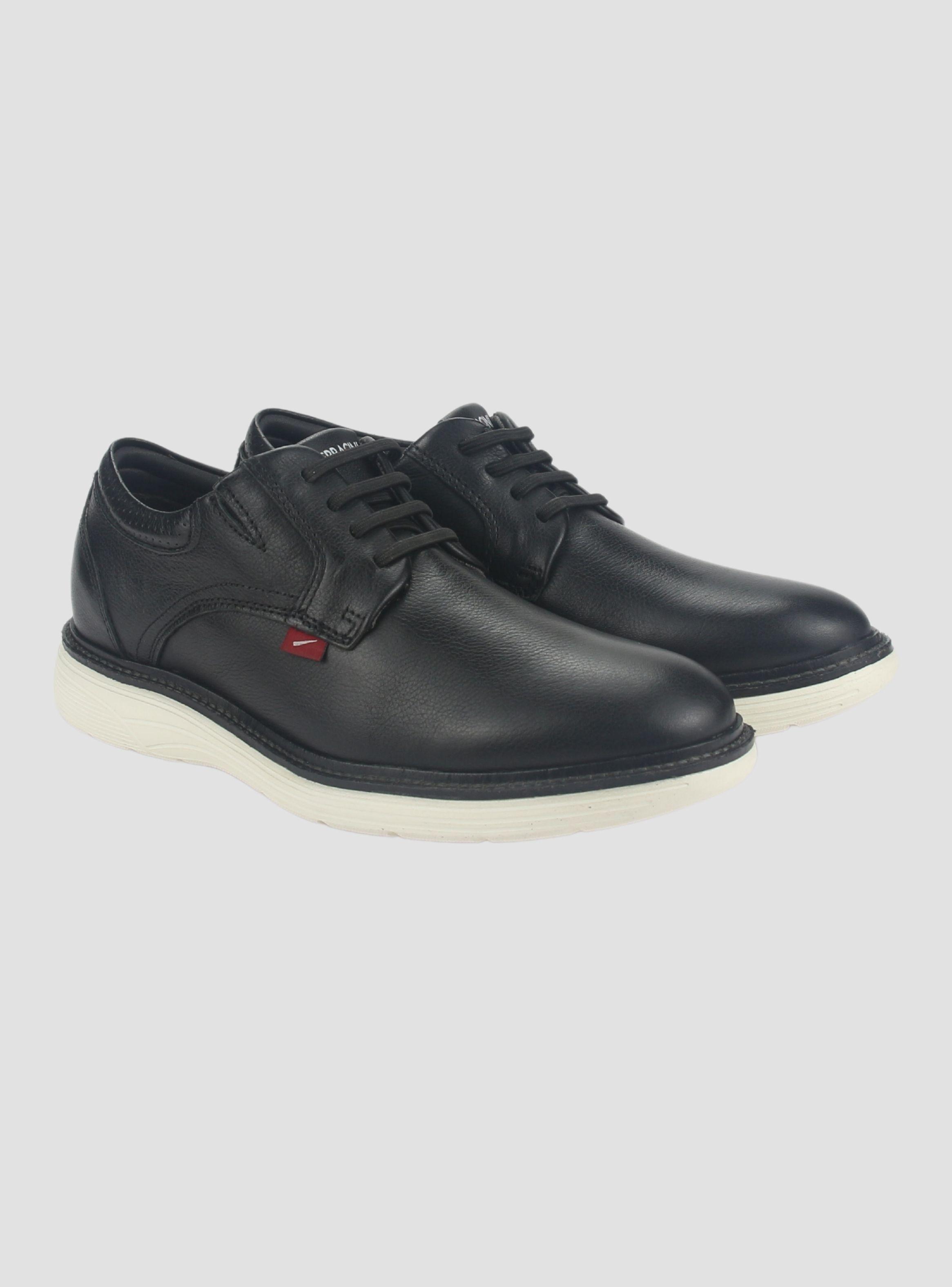 Zapato Ferracini Hombre 4565 Full Negro Matte Casual-4