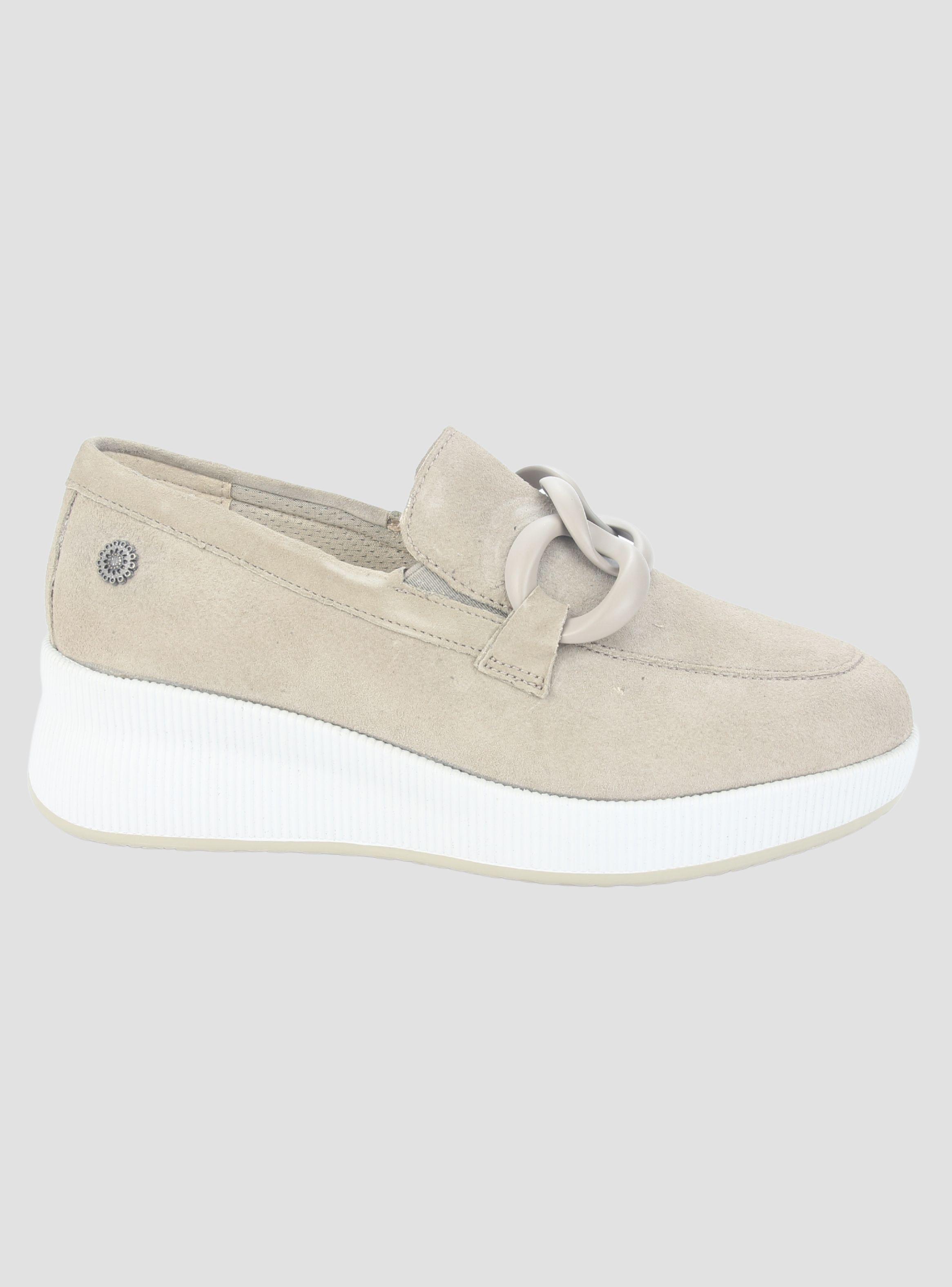 Mocasin de Cuero Chalada Mujer Ivana-1 Beige Casual-0