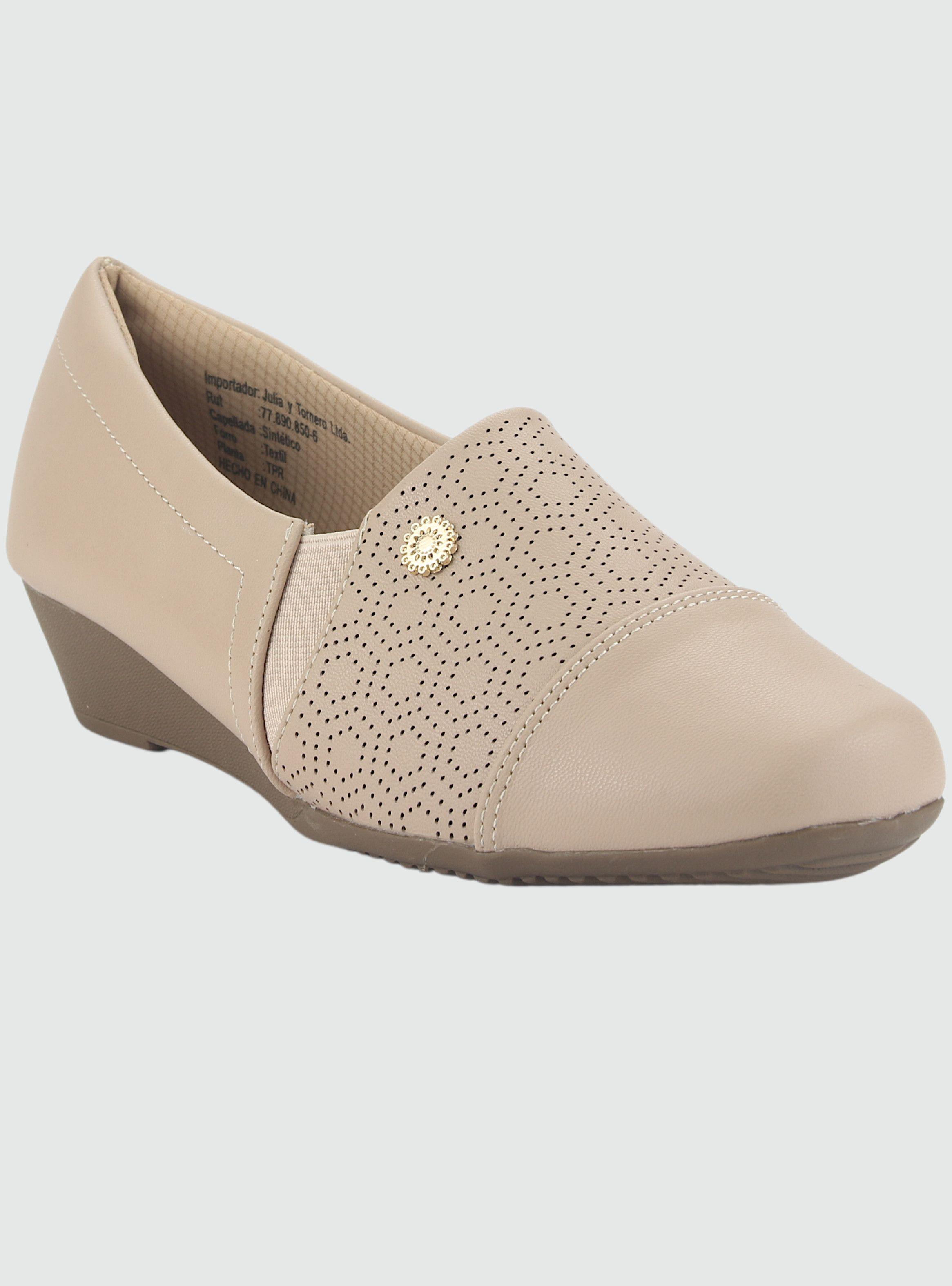 Mocasin Chalada Mujer Coles-4 Nude Casual-2