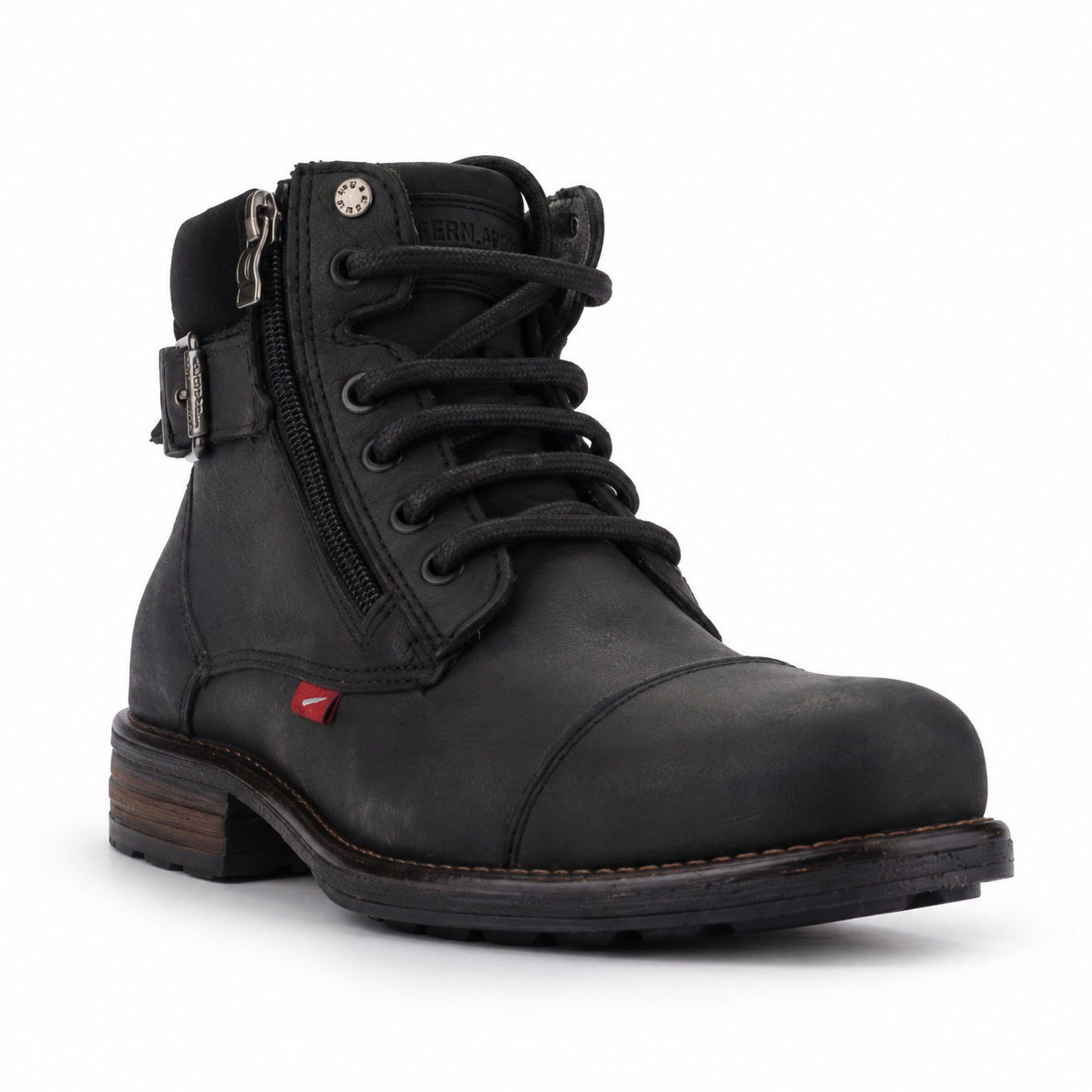 Botin Ferracini Hombre 9873 York Gris Casual-2