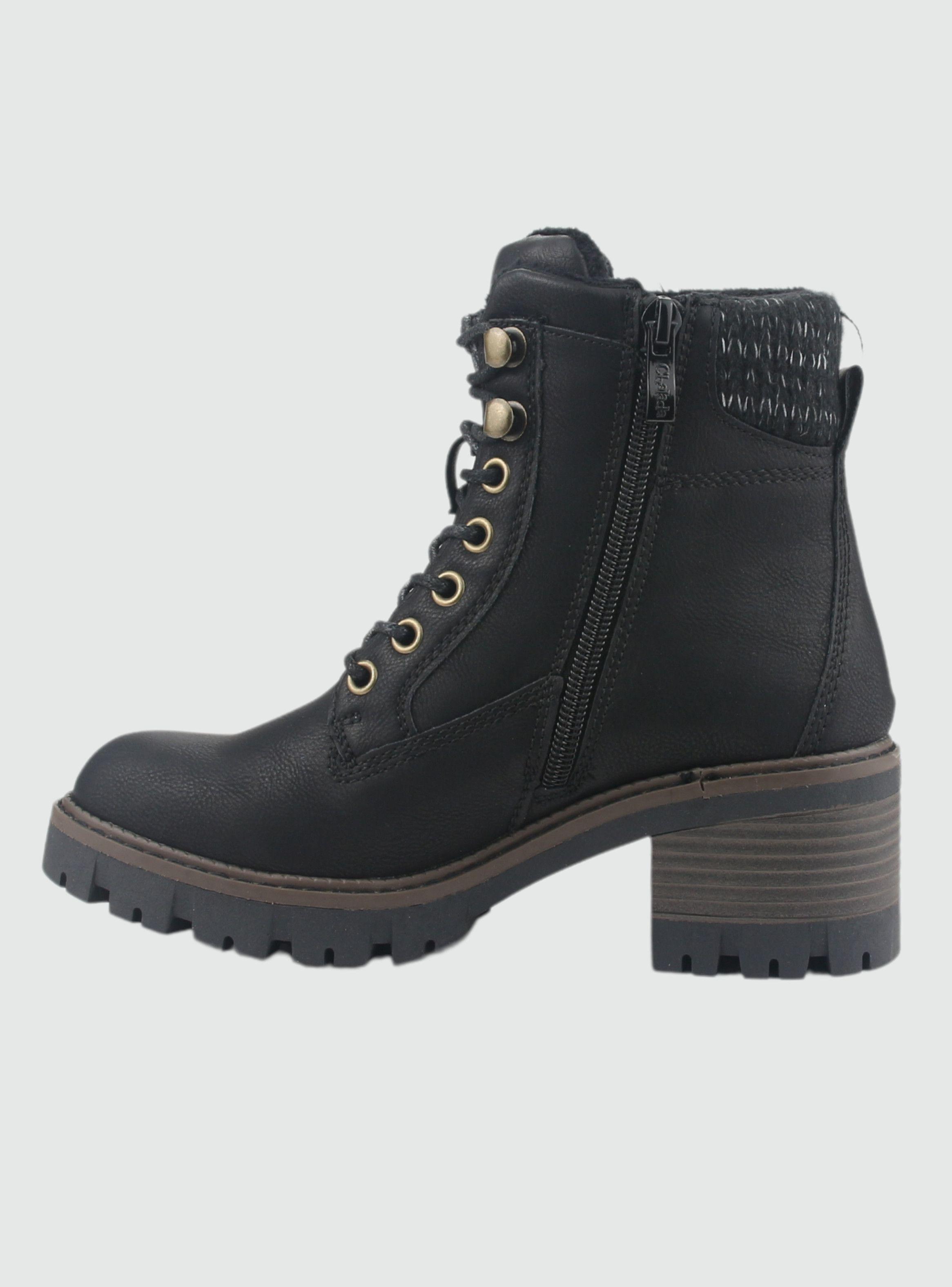 Botin Chalada Mujer Sindy-1 Negro Casual-1