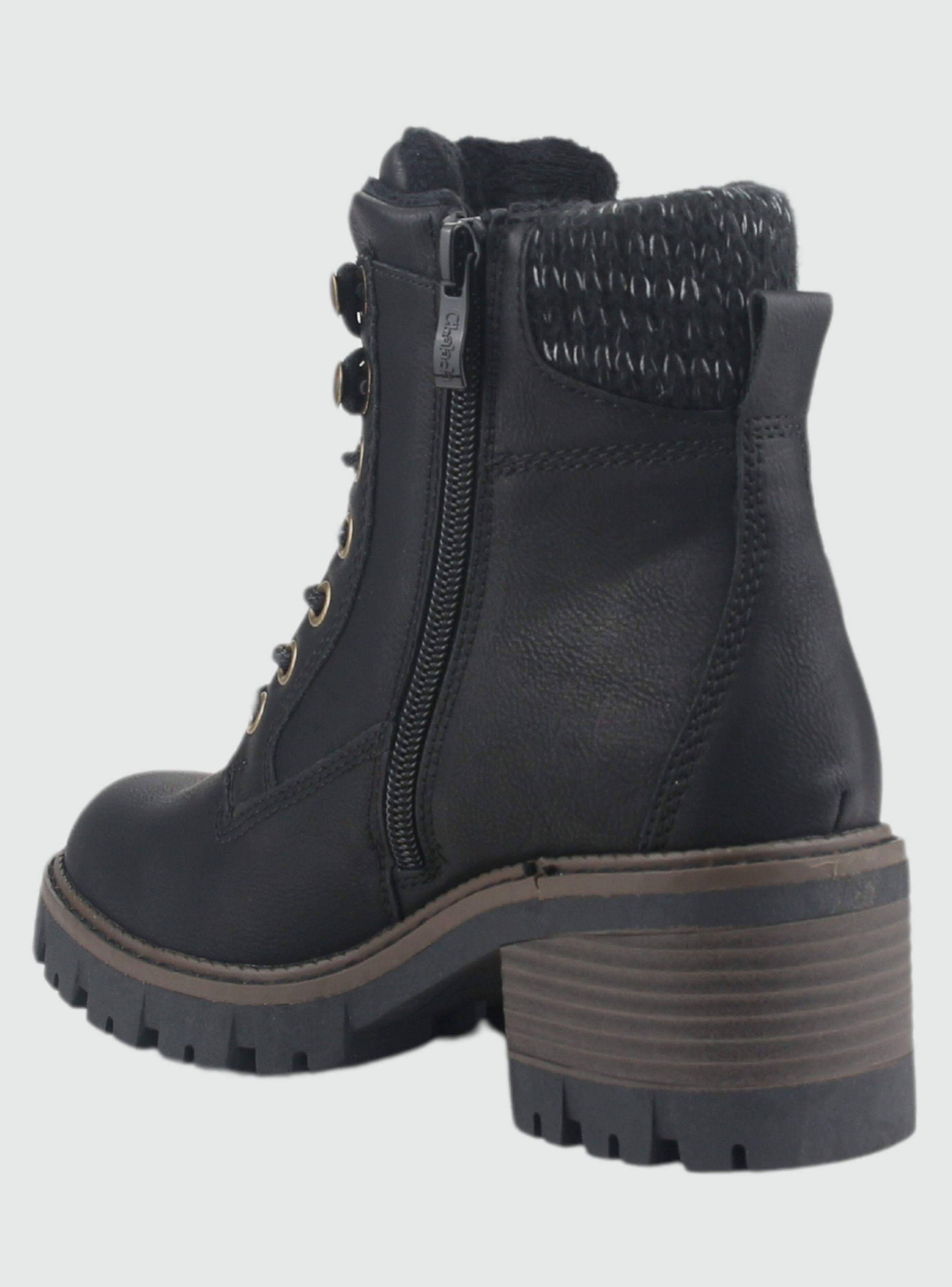 Botin Chalada Mujer Sindy-1 Negro Casual-3