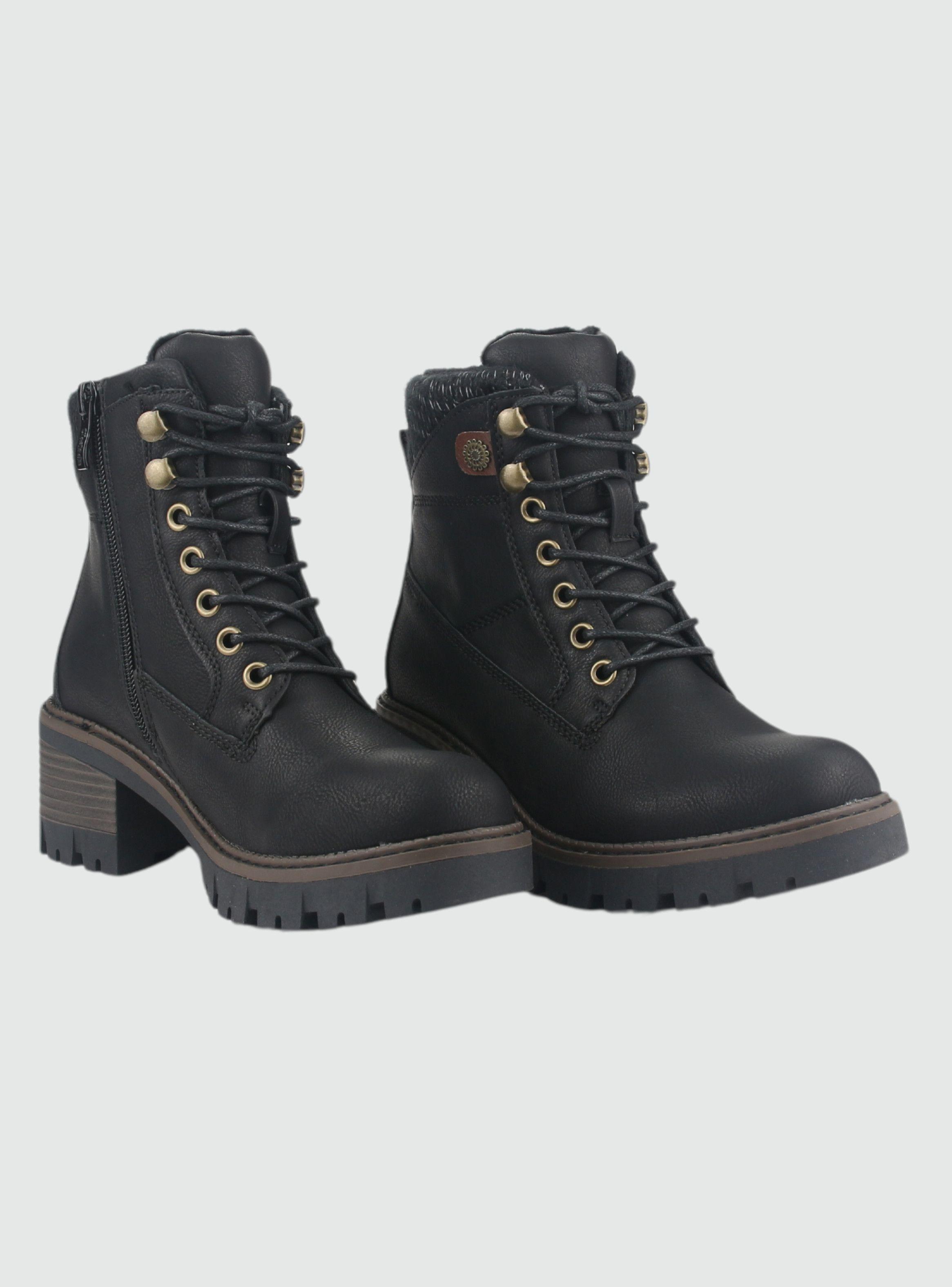 Botin Chalada Mujer Sindy-1 Negro Casual-4