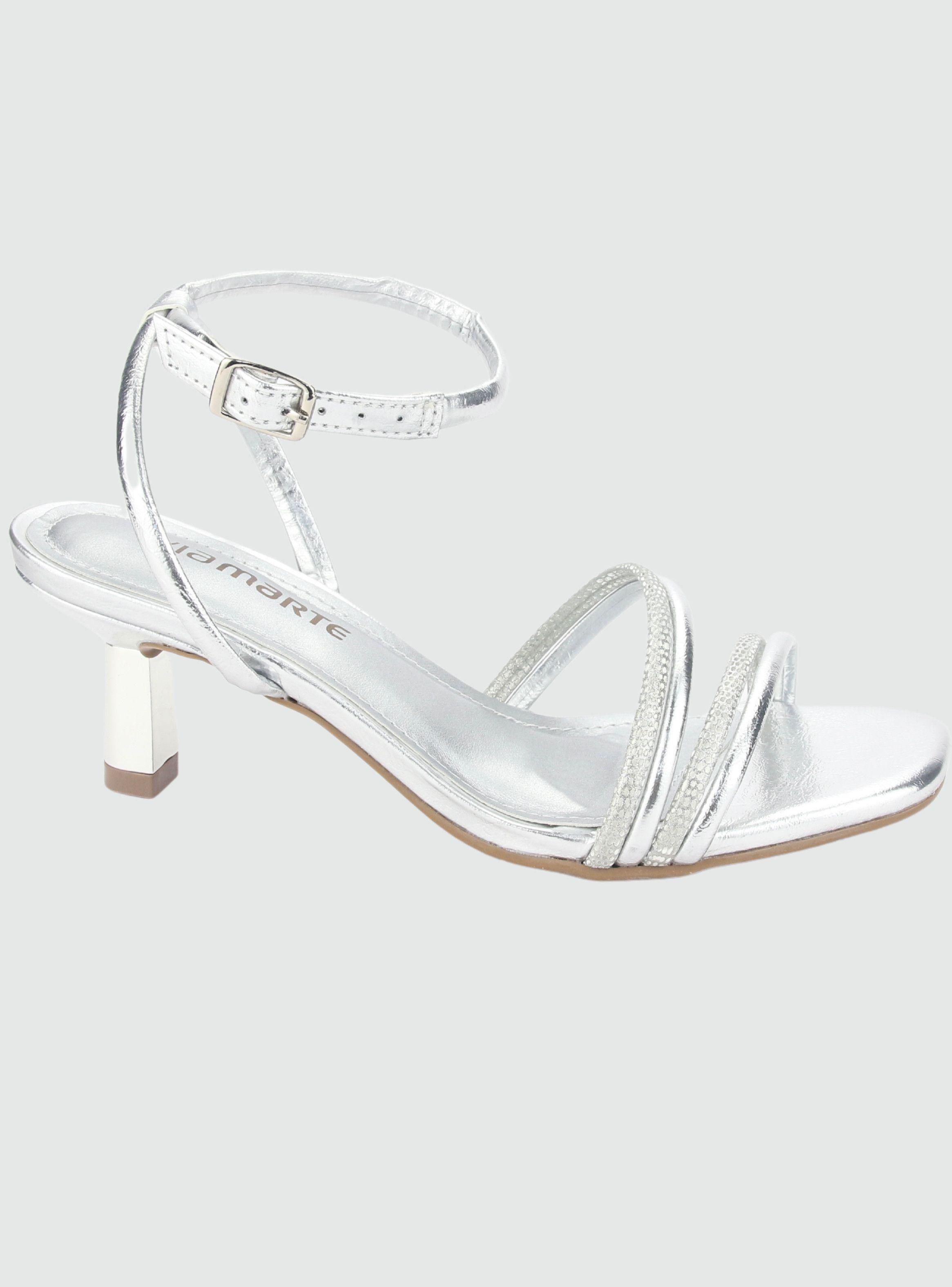 Sandalia Via Marte Mujer 23-18505 Prata Casual-0